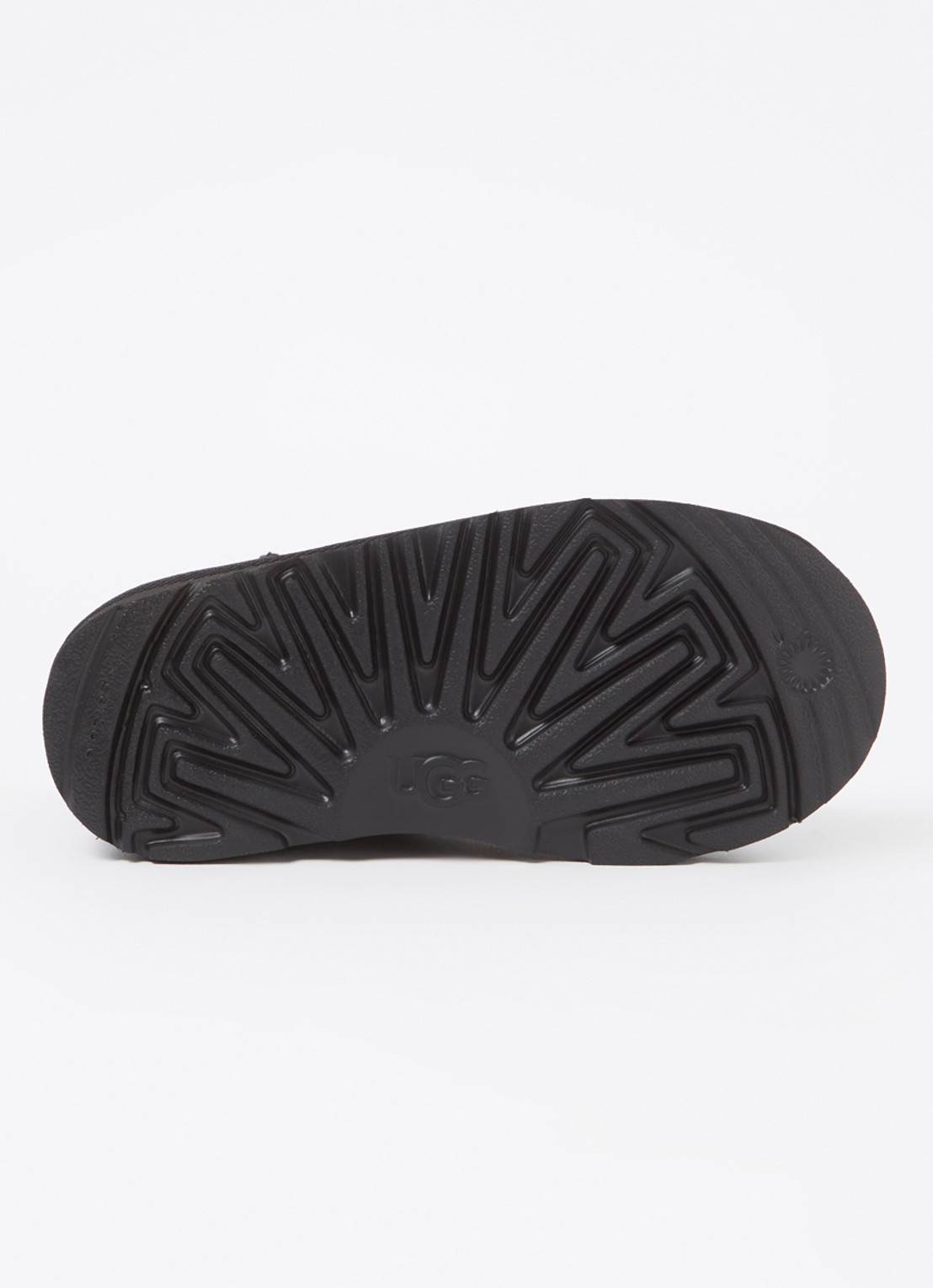 UGG Classic Mini II enkellaarsje van suède - detail 4 zwart