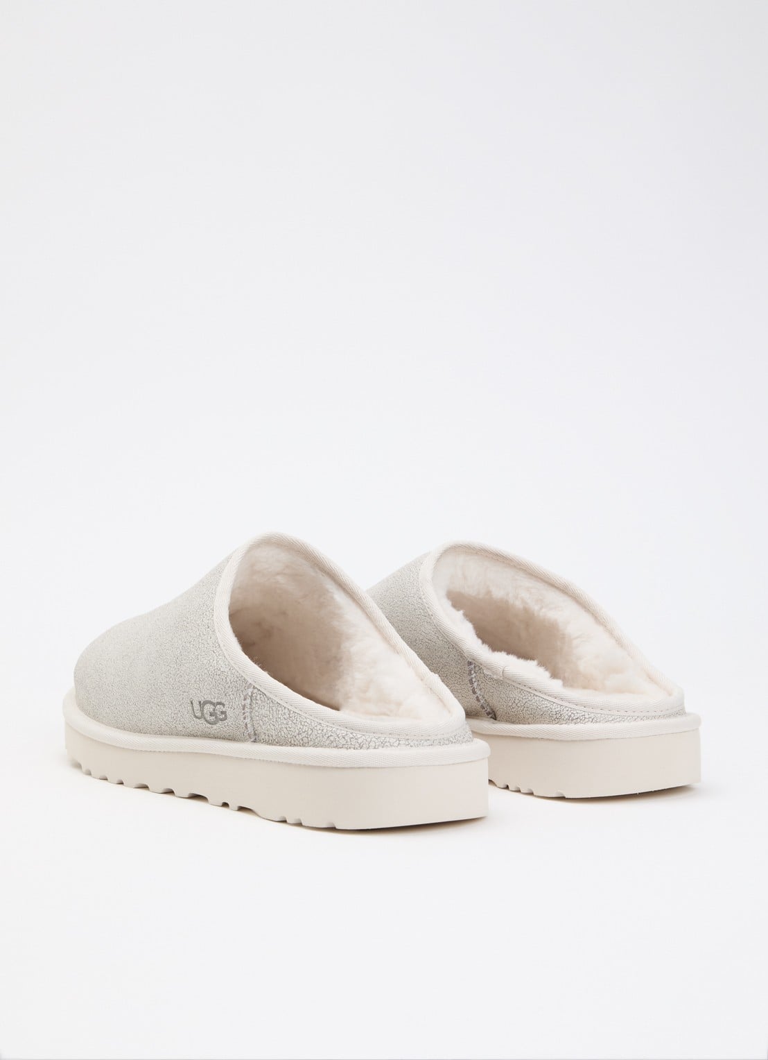 UGG Classic muiltje van leer - achterkant 2 wit