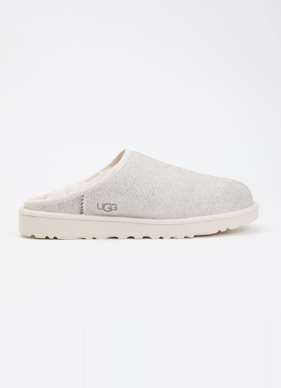 UGG Classic muiltje van leer - voorkant wit