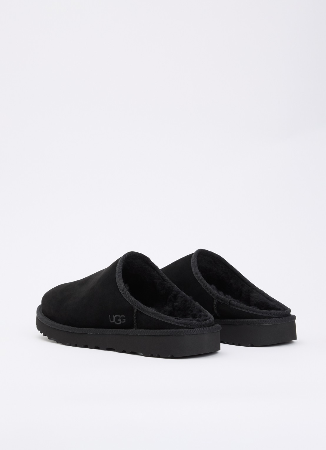 UGG Classic muiltje van suède - achterkant 5 zwart
