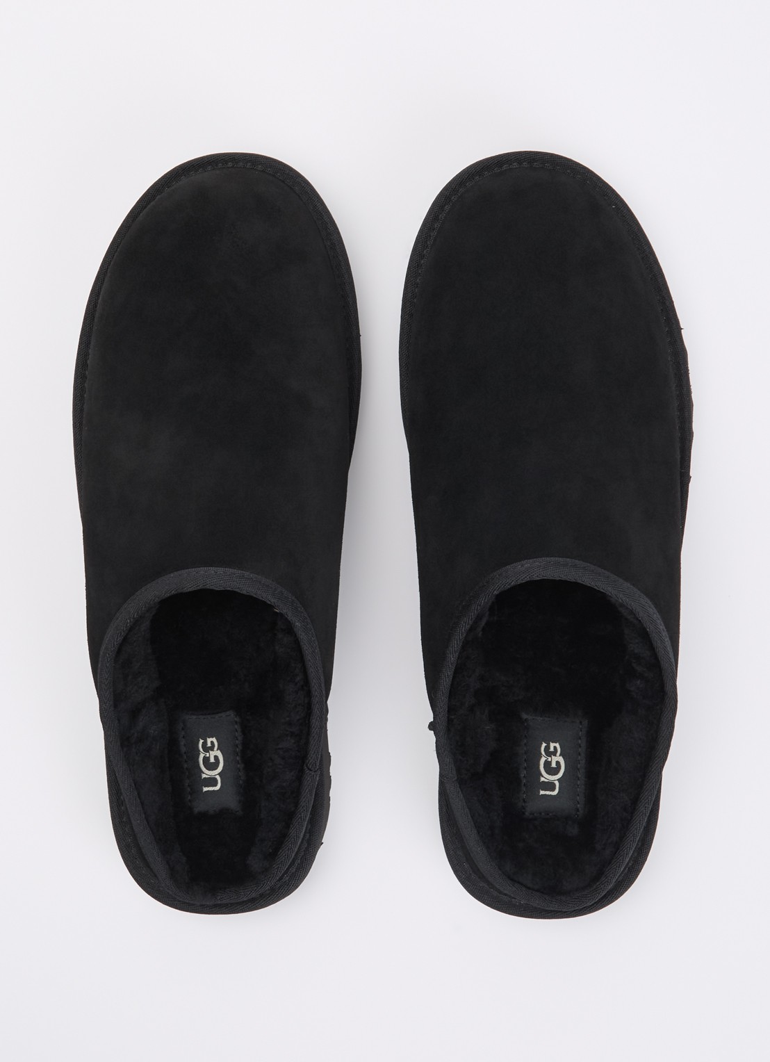 UGG Classic muiltje van suède - detail 3 zwart