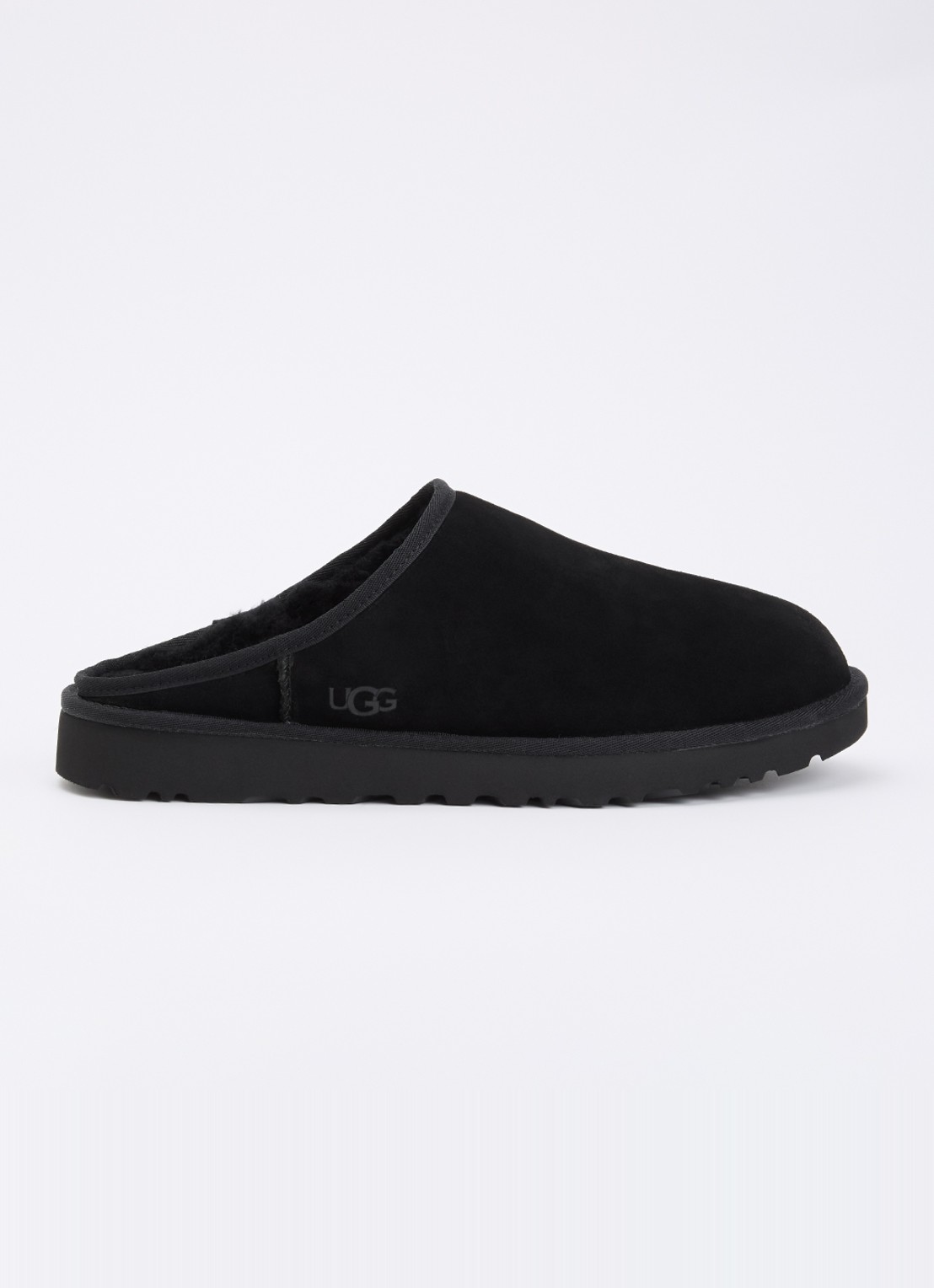 UGG Classic muiltje van suède - voorkant zwart