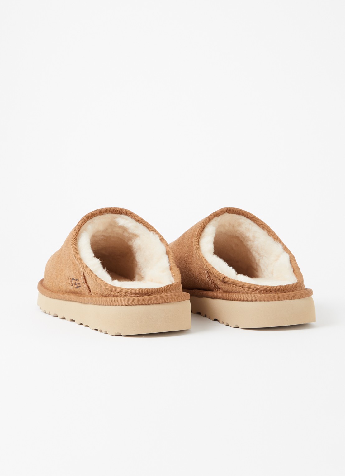 UGG Classic Slip-On muiltje van suède - achterkant 5 kastanjebruin
