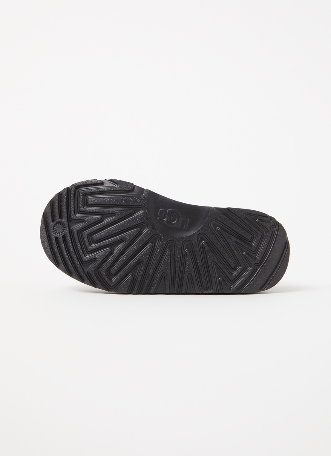 UGG Classic Ultra Mini enkellaarsje van suède - detail 4 zwart