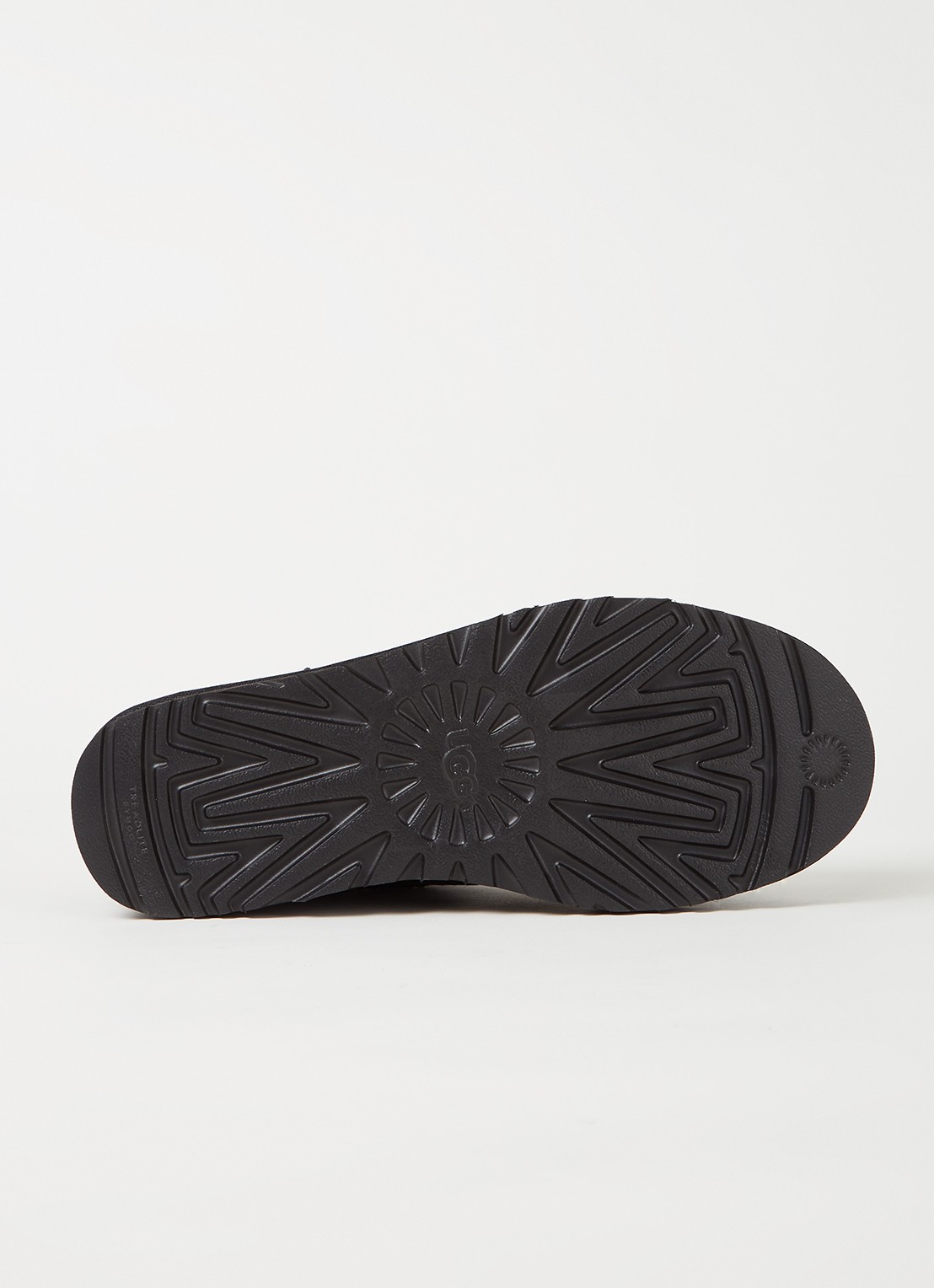 UGG Classic Ultra Mini enkellaarsje van suède - detail 4 zwart