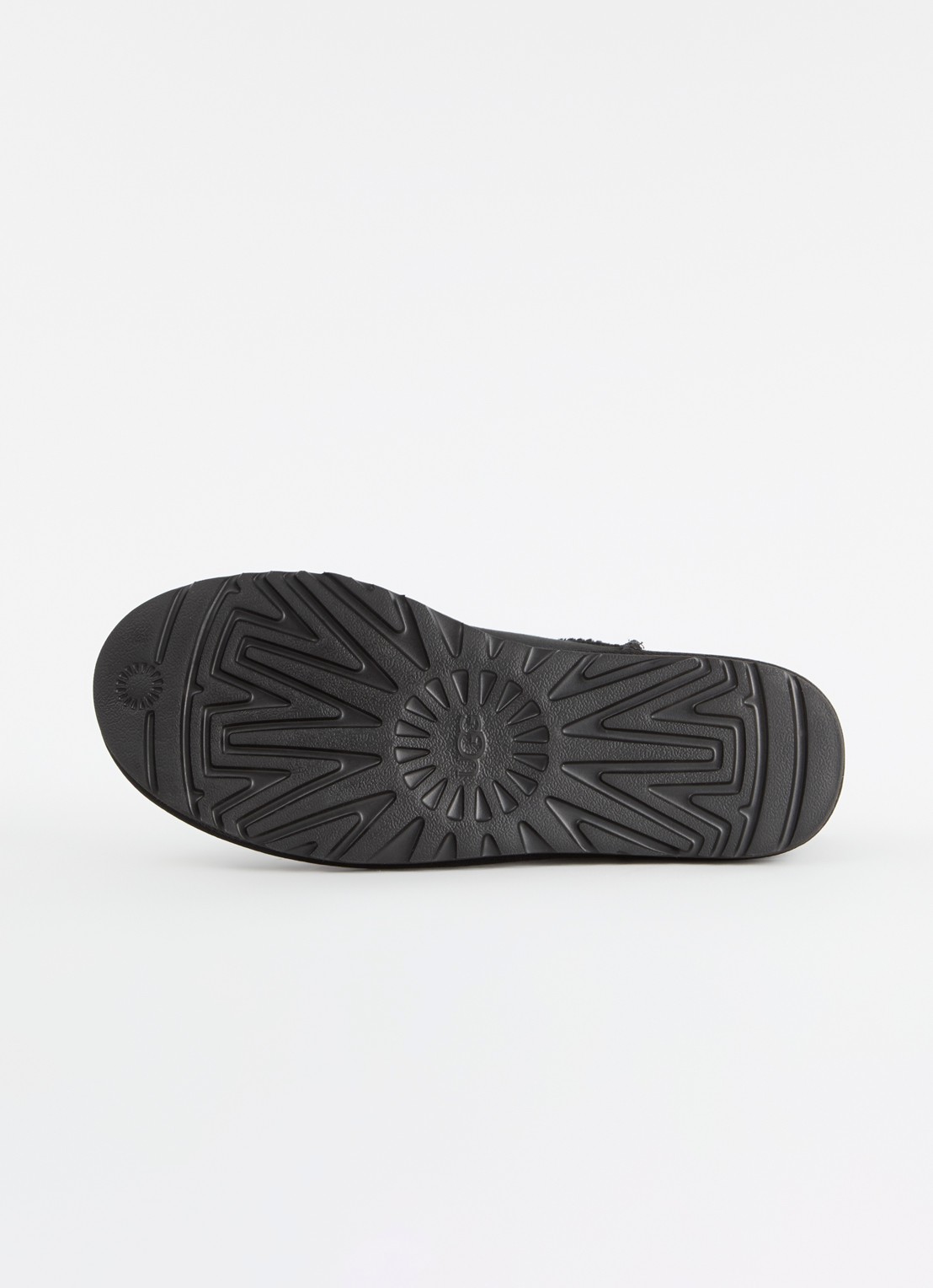 UGG Classic Ultra Mini enkellaarsje van suède - detail 3 zwart