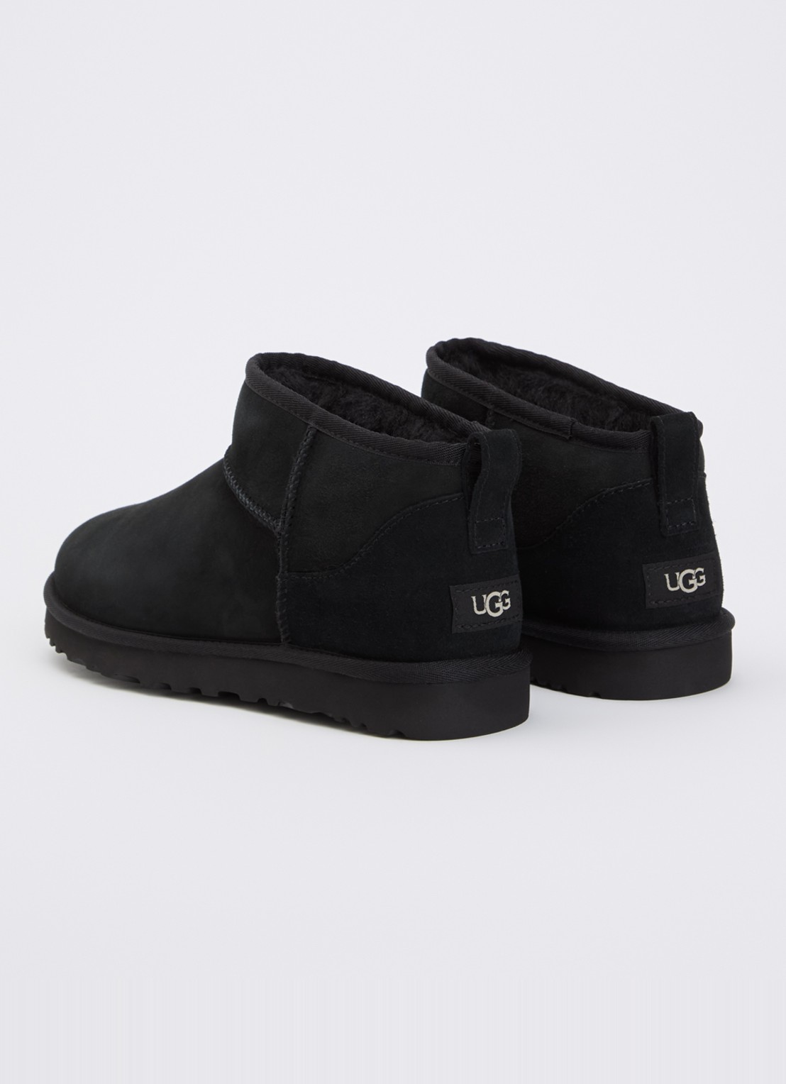 UGG Classic Ultra Mini laars van suède - achterkant 4 zwart