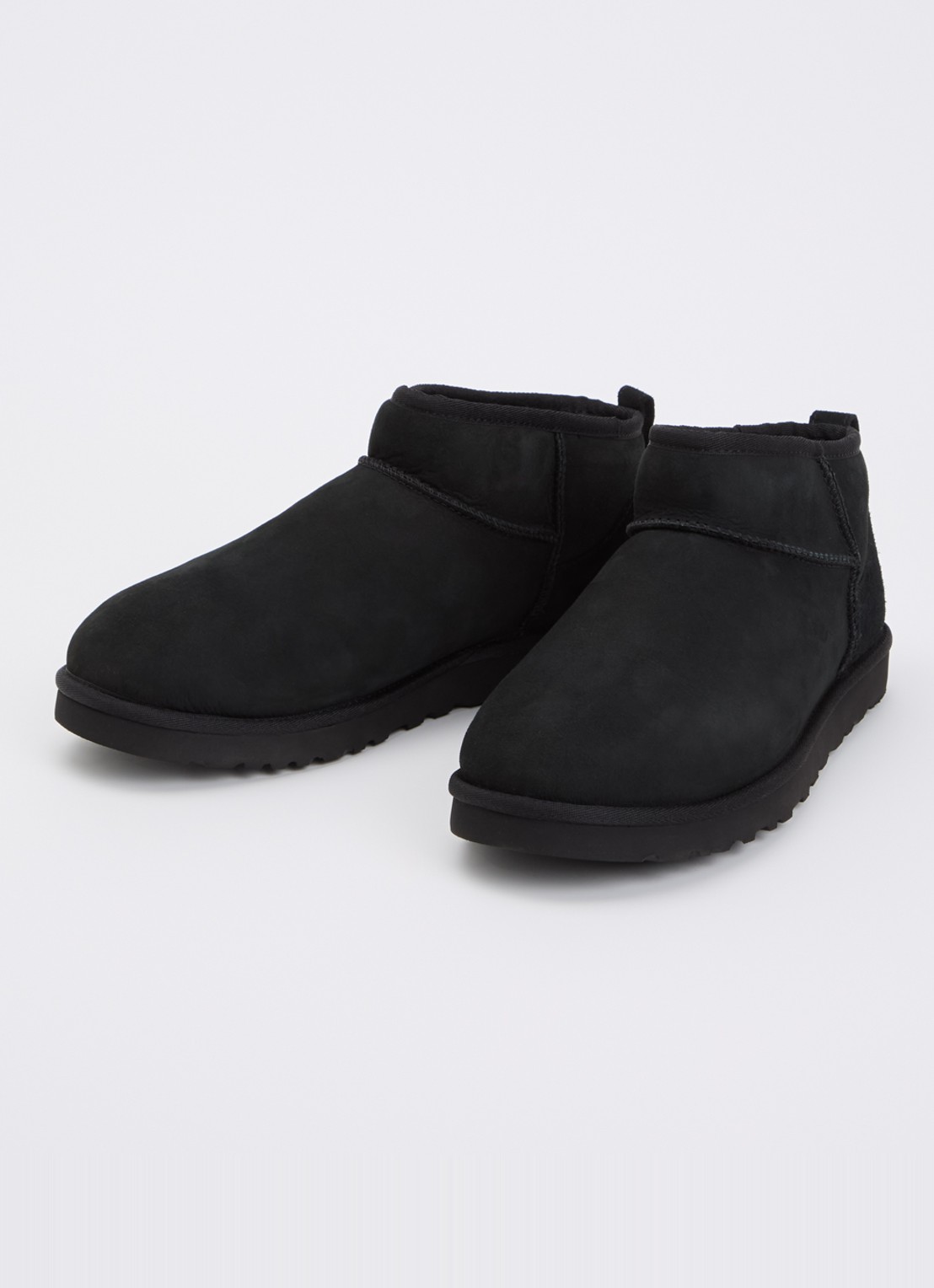 UGG Classic Ultra Mini laars van suède - detail 2 zwart