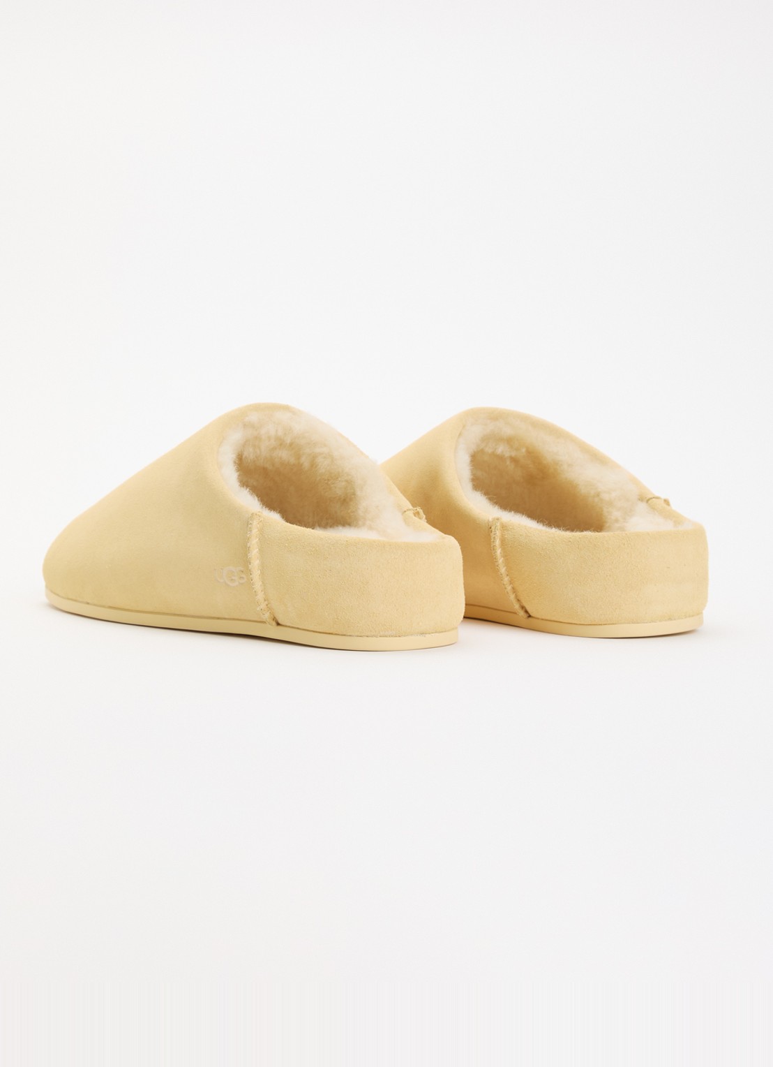 UGG Elea pantoffel van suède  - achterkant 5 ivoor