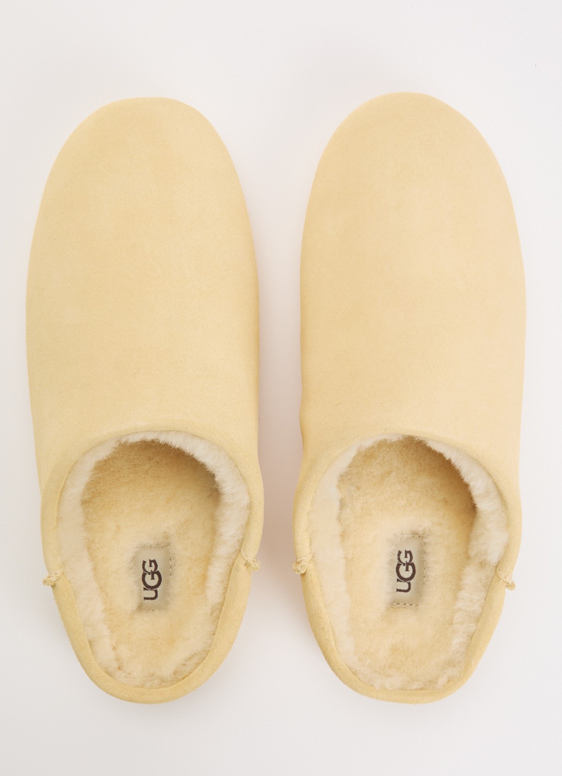 UGG Elea pantoffel van suède  - detail 2 ivoor