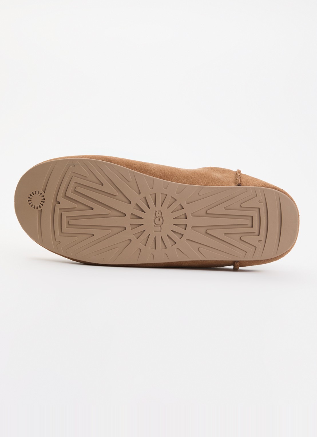 UGG Elea pantoffels van suède  - detail 4 cognac