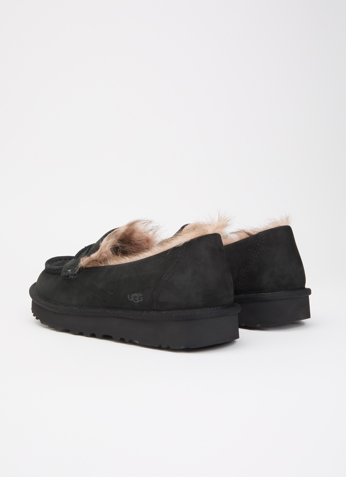 UGG Ellis loafer van nubuck - achterkant 5 zwart