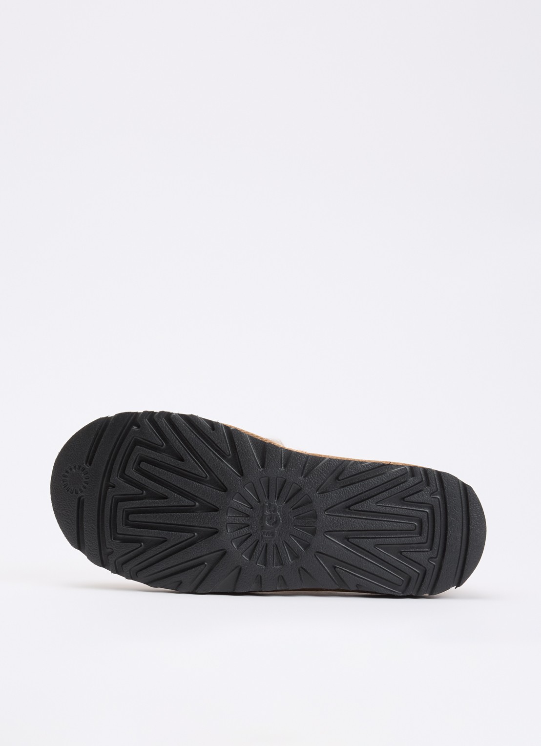 UGG Ellis loafer van suède met schapenvacht - detail 4 camel
