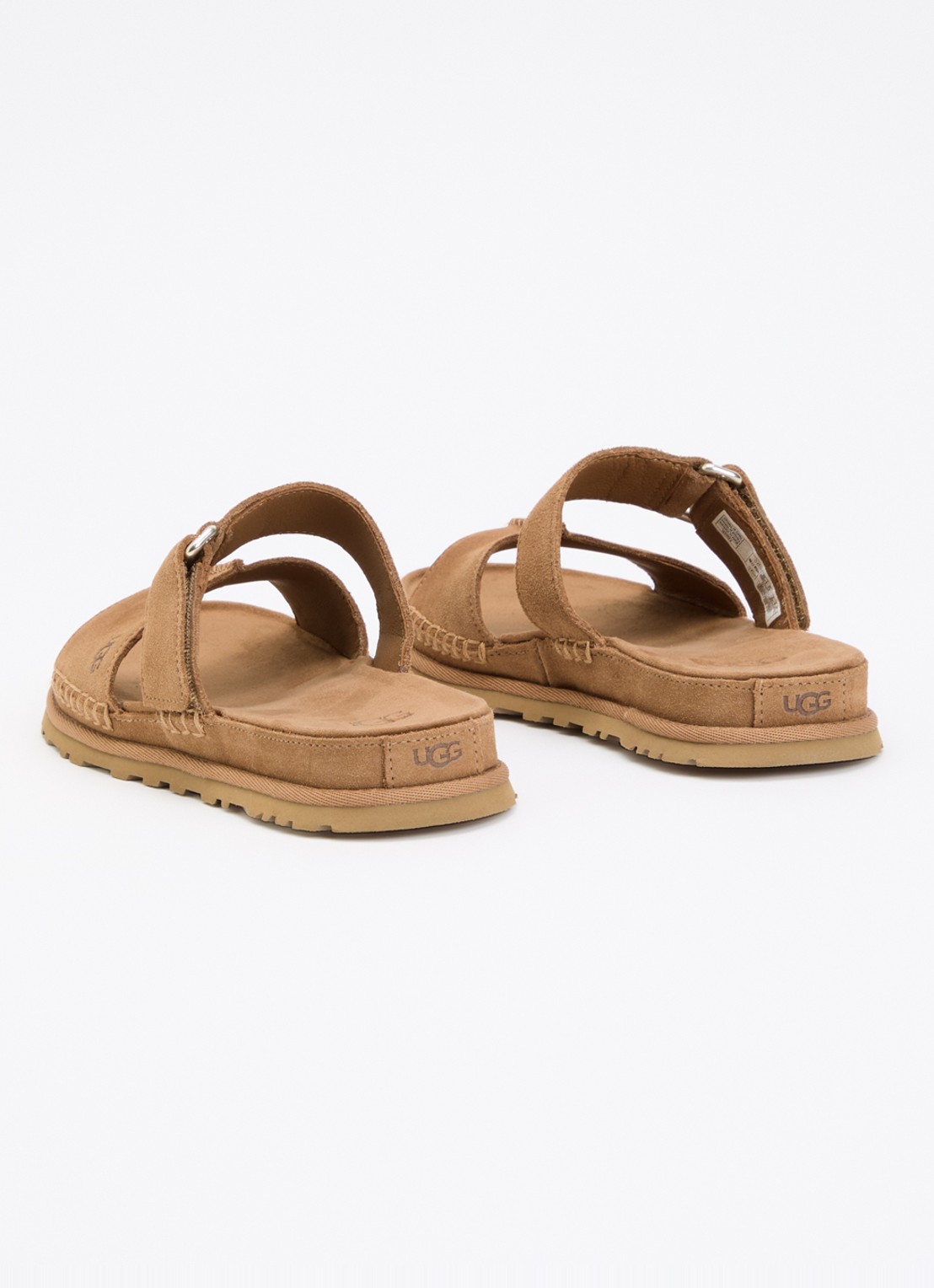 UGG Golden Gaze slipper van suède - achterkant 5 cognac
