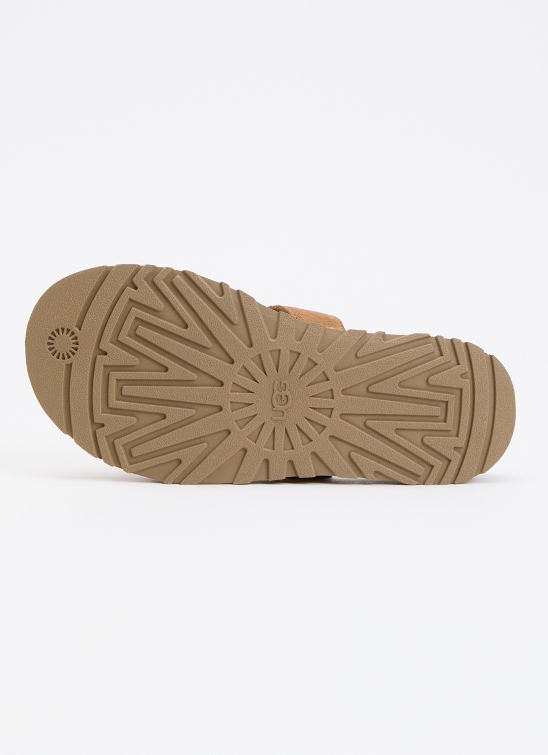 UGG Golden Gaze slipper van suède - detail 2 cognac
