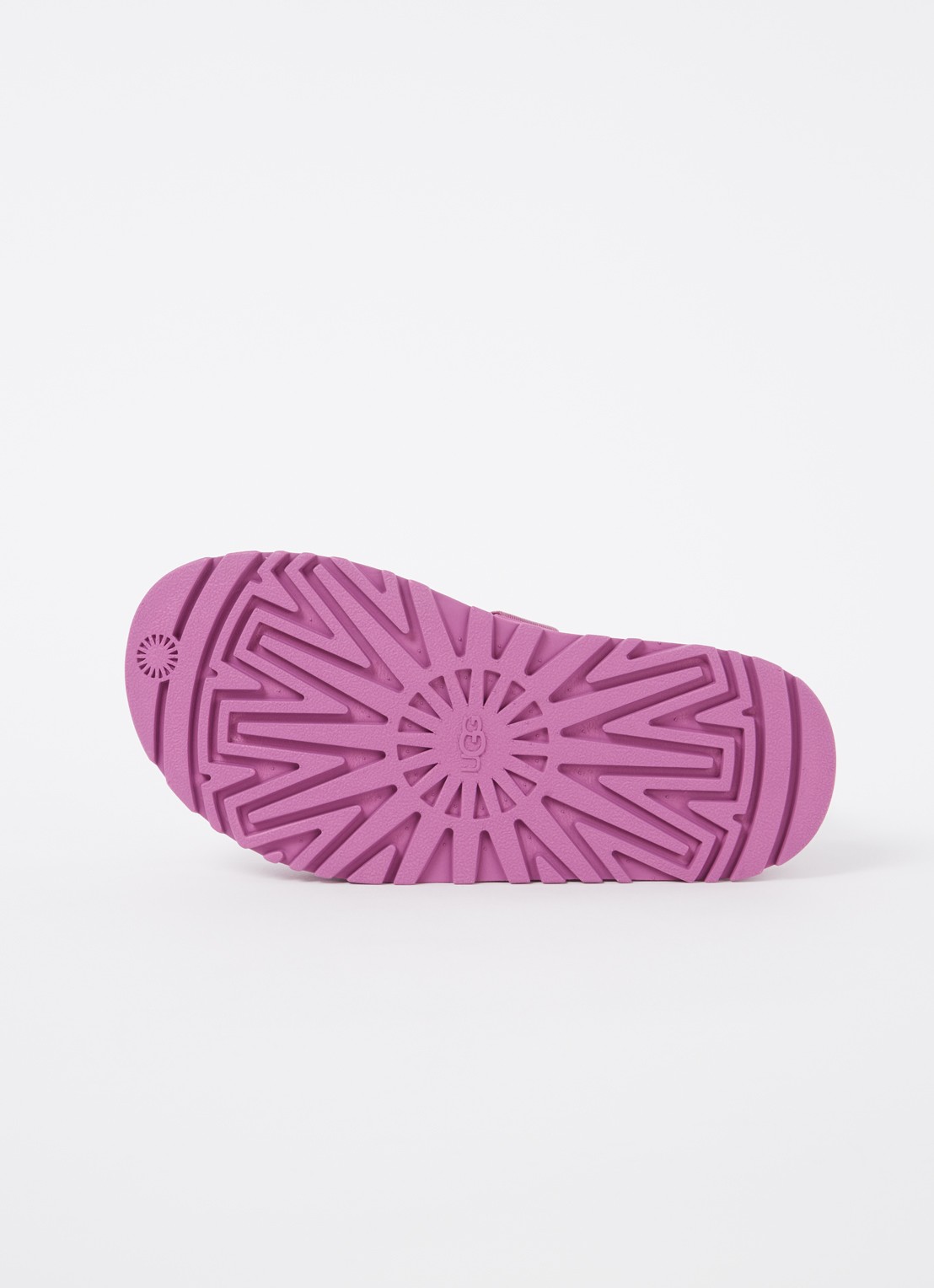 UGG Goldenglow sandaal met logo - detail roze