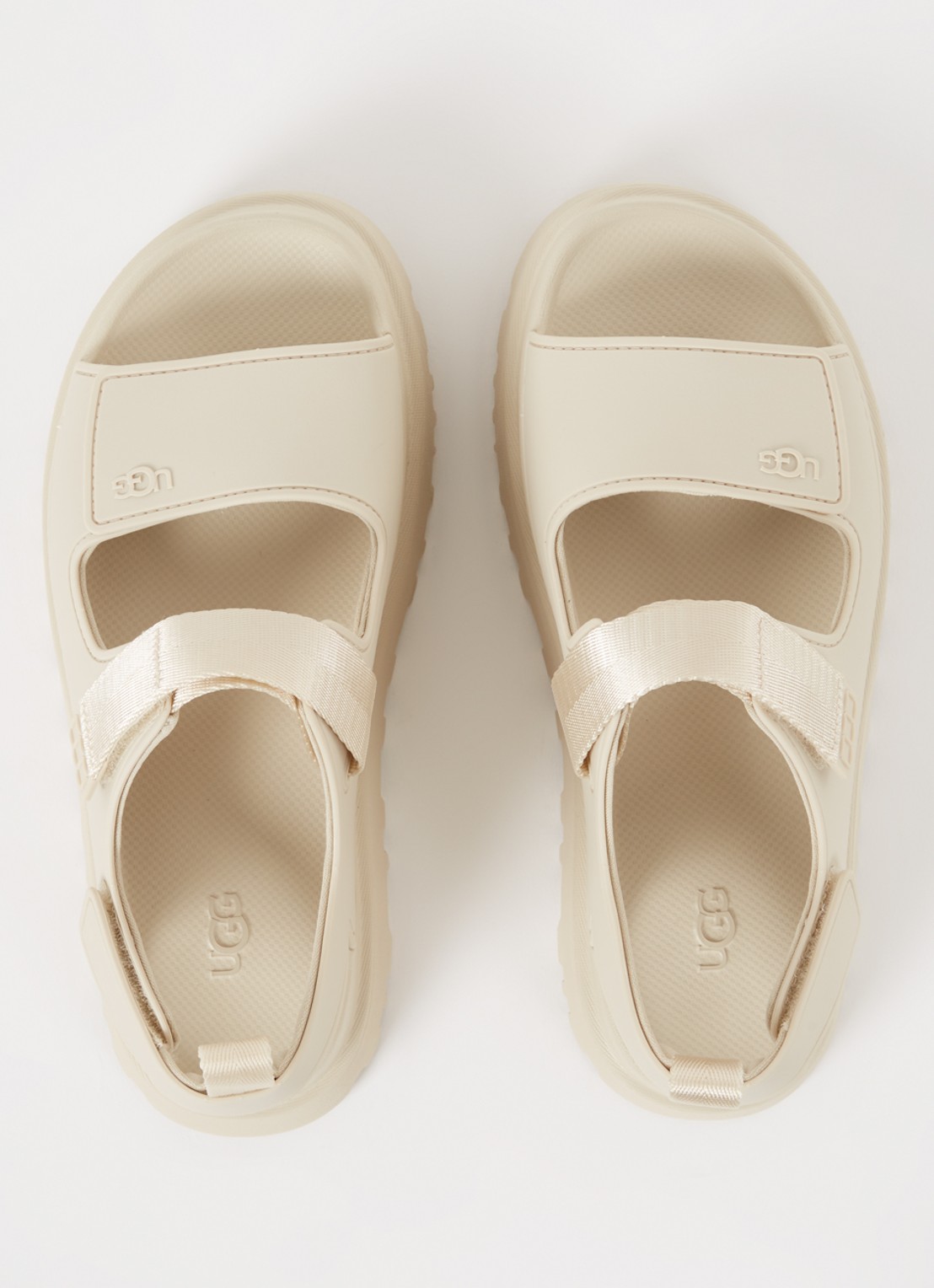 UGG Goldenglow sandaal met logo - detail 4 creme