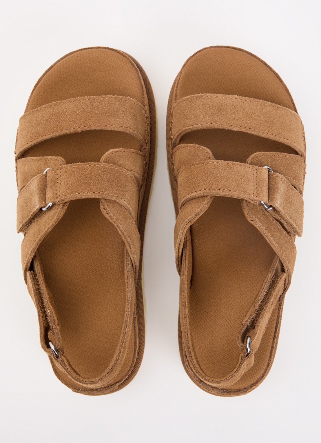 UGG Goldenstar Gleam sandaal van suède - detail 2 camel