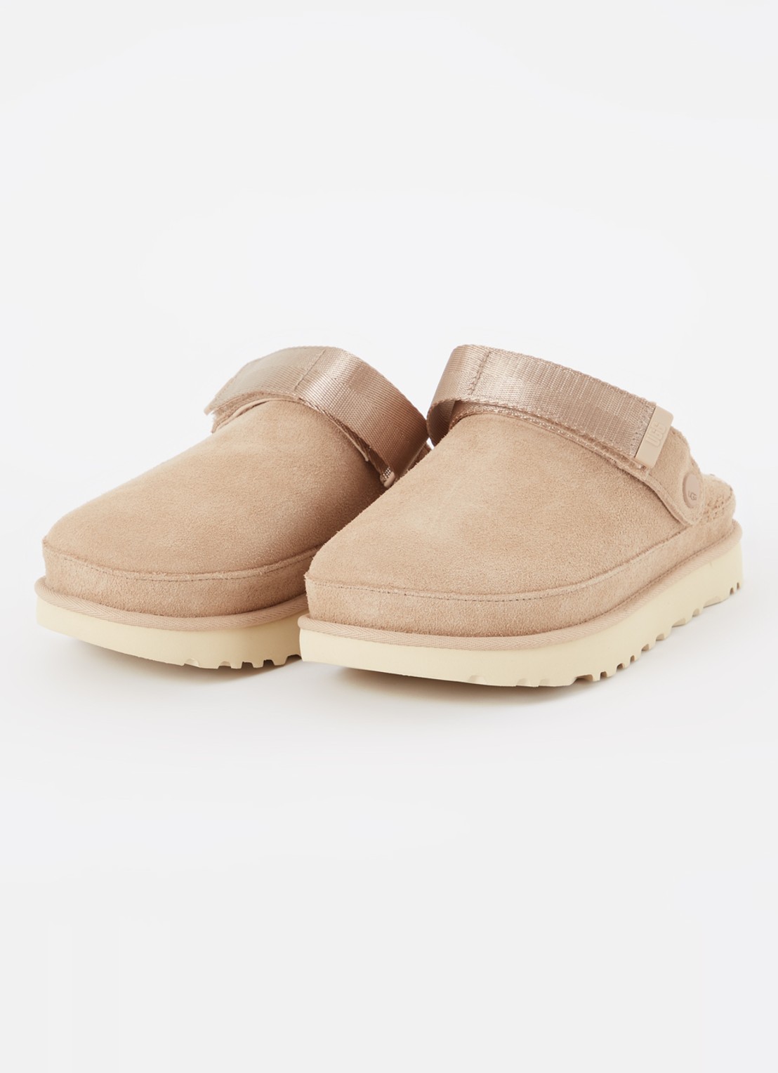 UGG Goldenstar instapper van suède - detail 2 beige