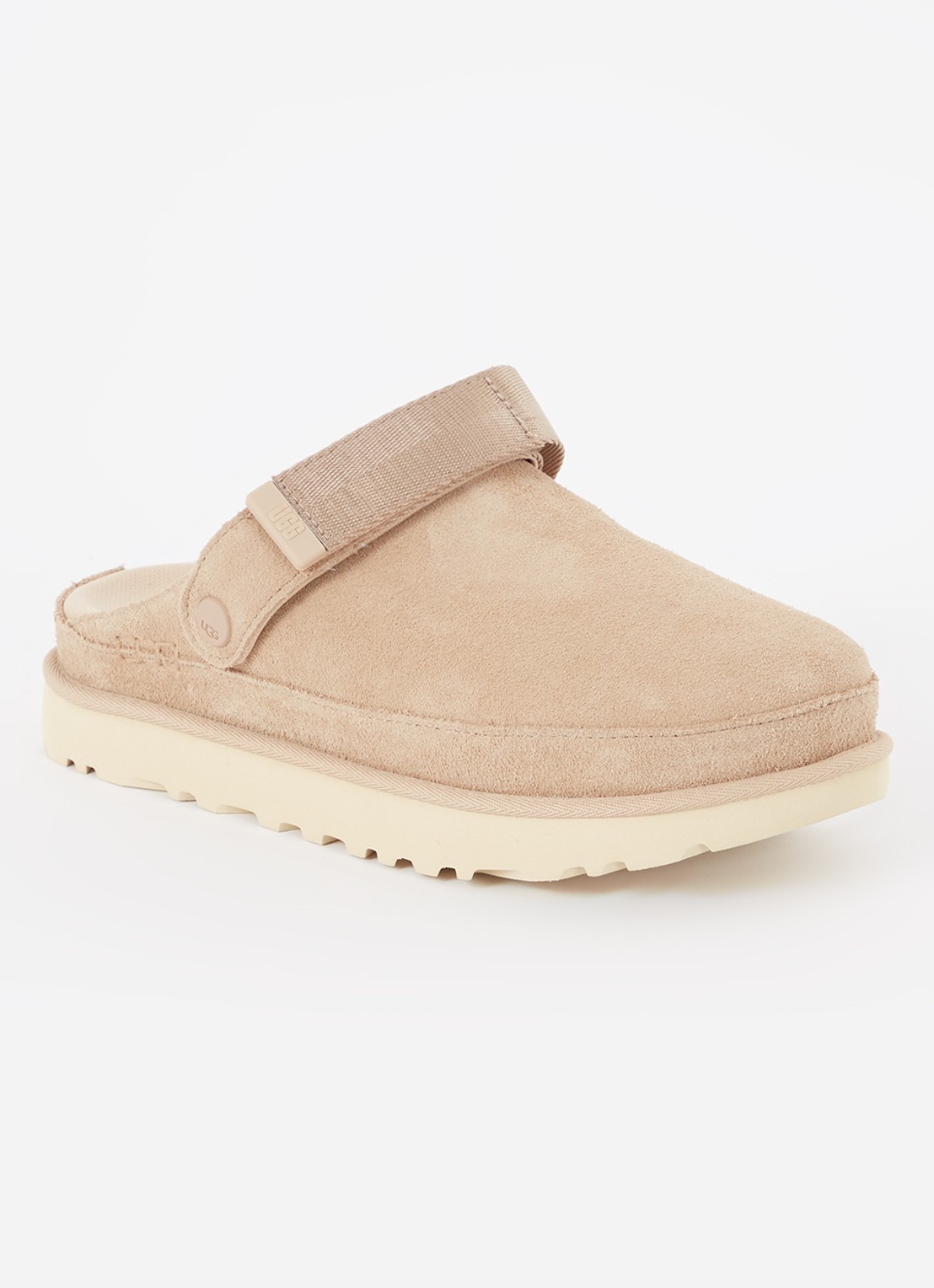 UGG Goldenstar instapper van suède - voorkant 5 beige