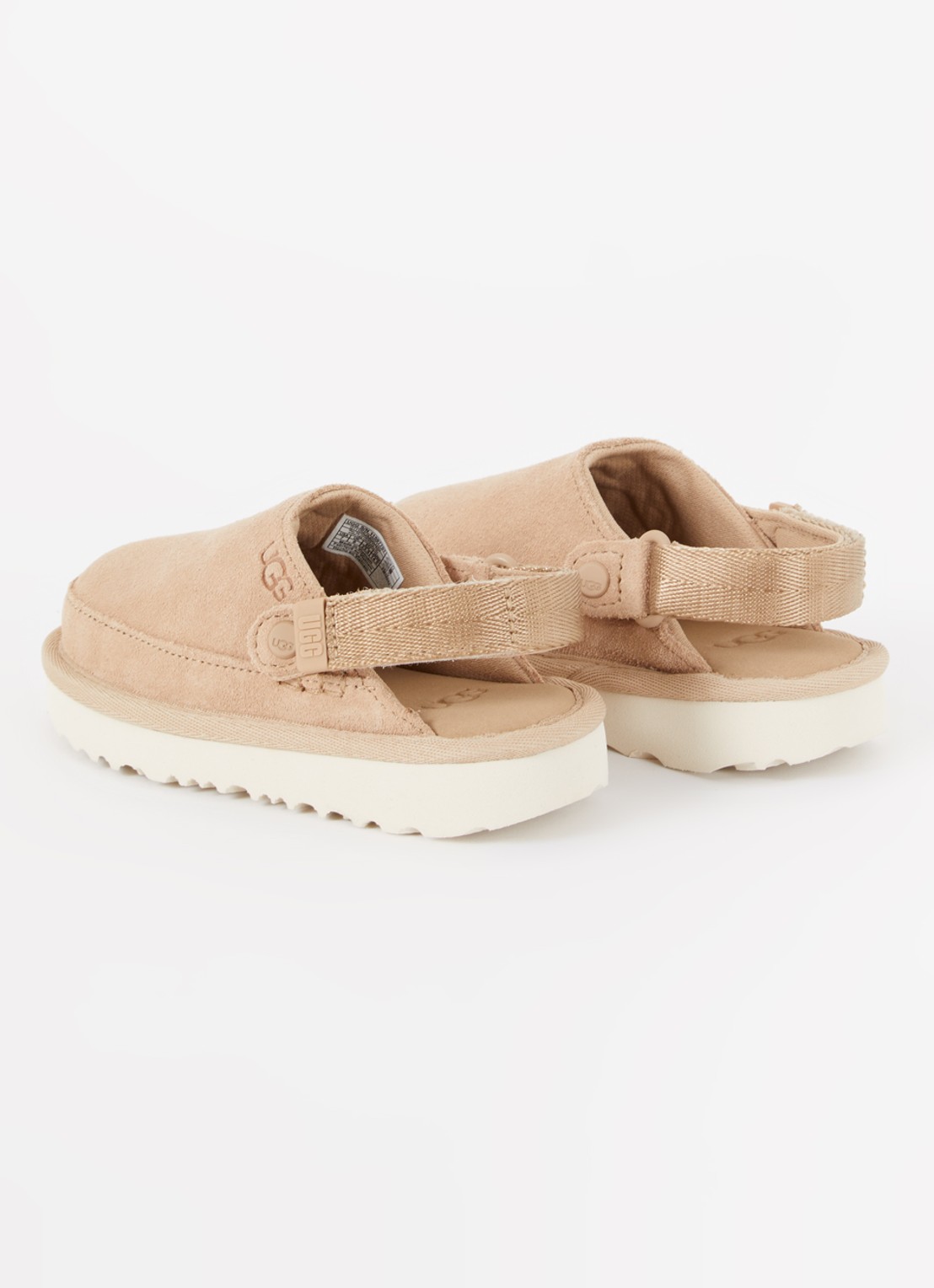 UGG Goldenstar muiltje van suède - achterkant beige