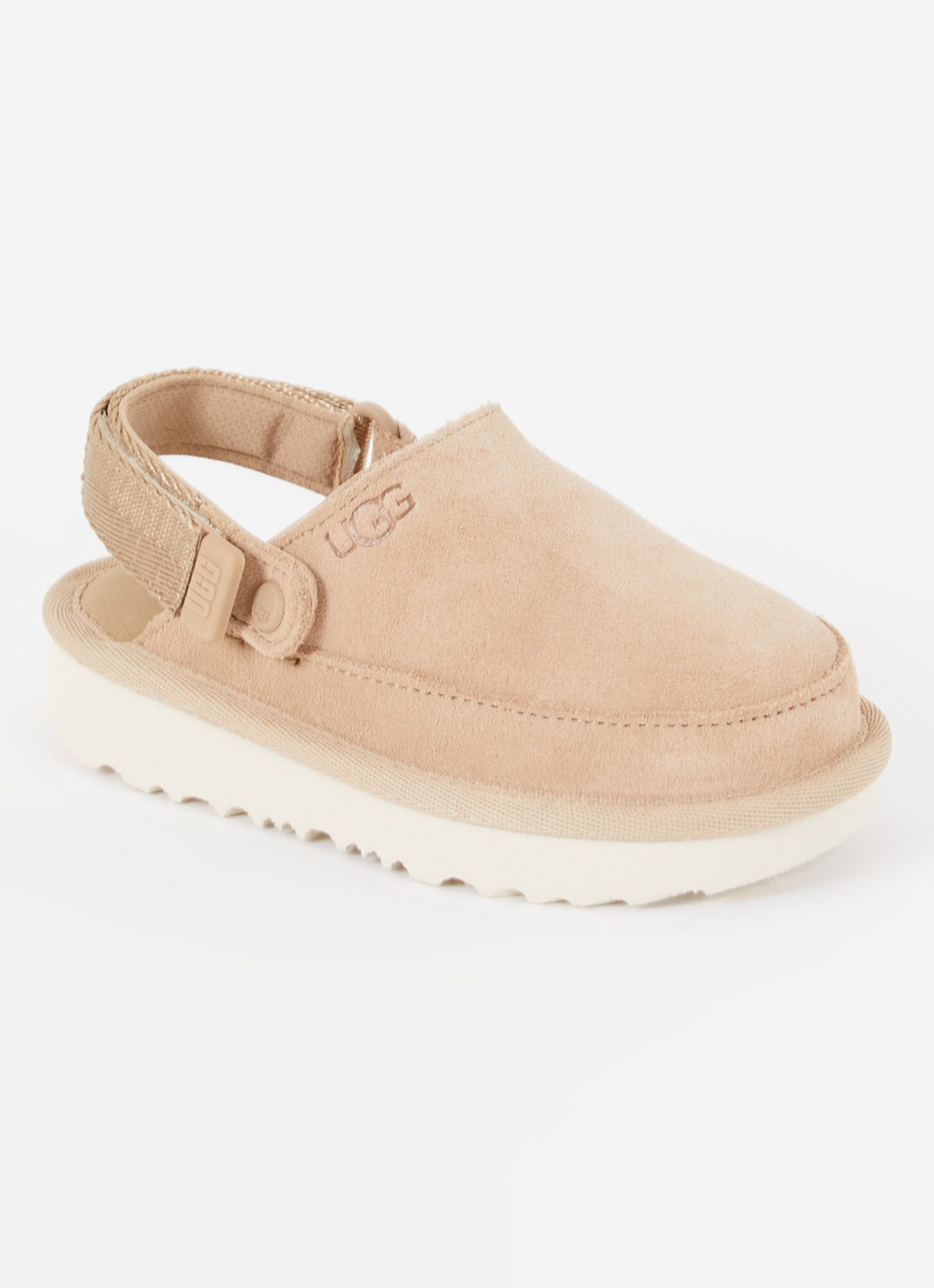 UGG Goldenstar muiltje van suède - voorkant 5 beige
