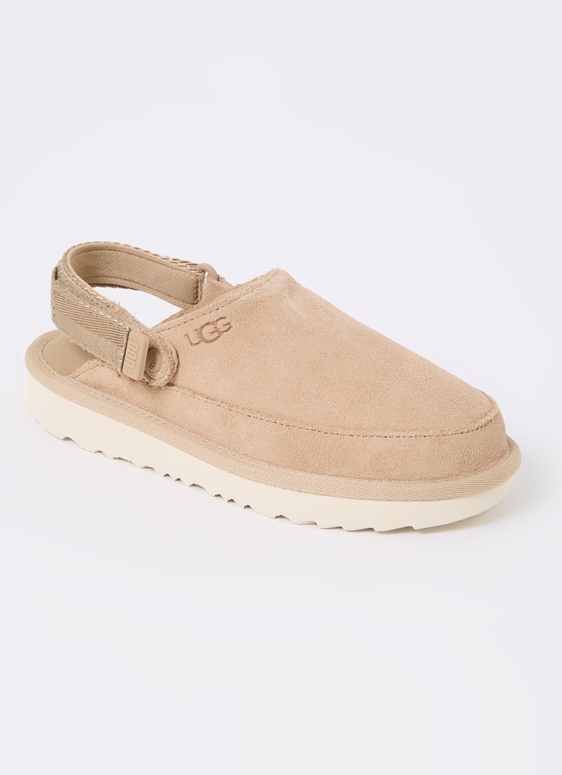 UGG Goldenstar muiltje van suède - voorkant 7 beige