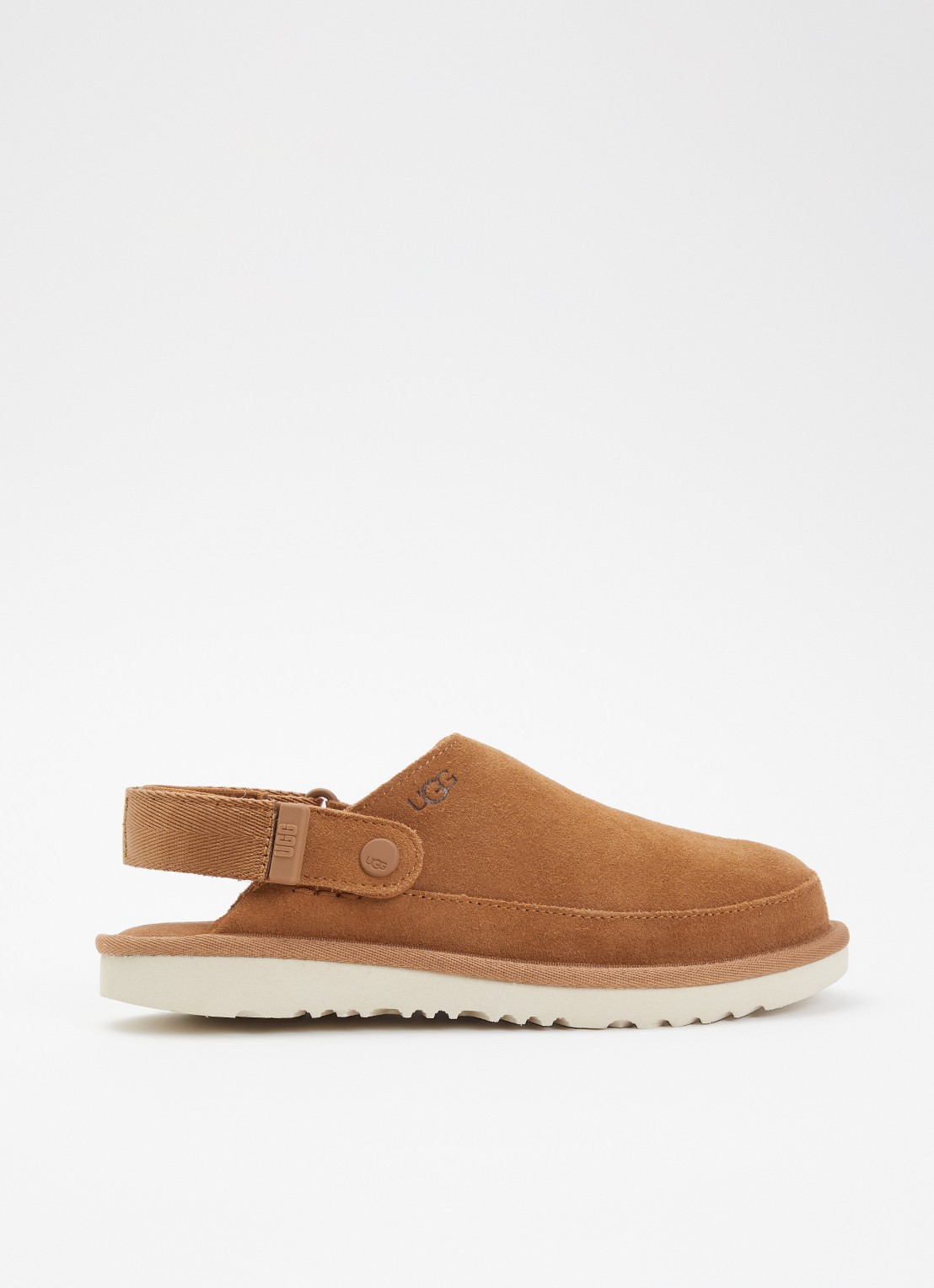 UGG Goldenstar muiltje van suède - voorkant 2 hazelnootbruin