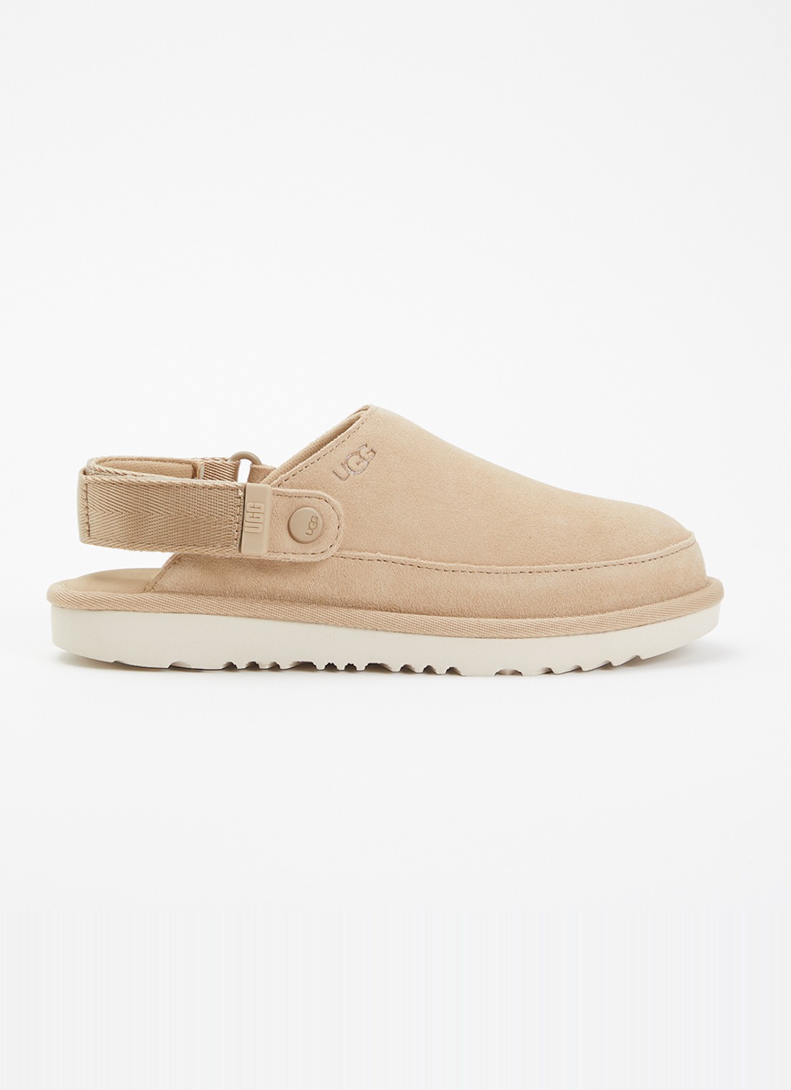 UGG Goldenstar muiltje van suède - voorkant beige