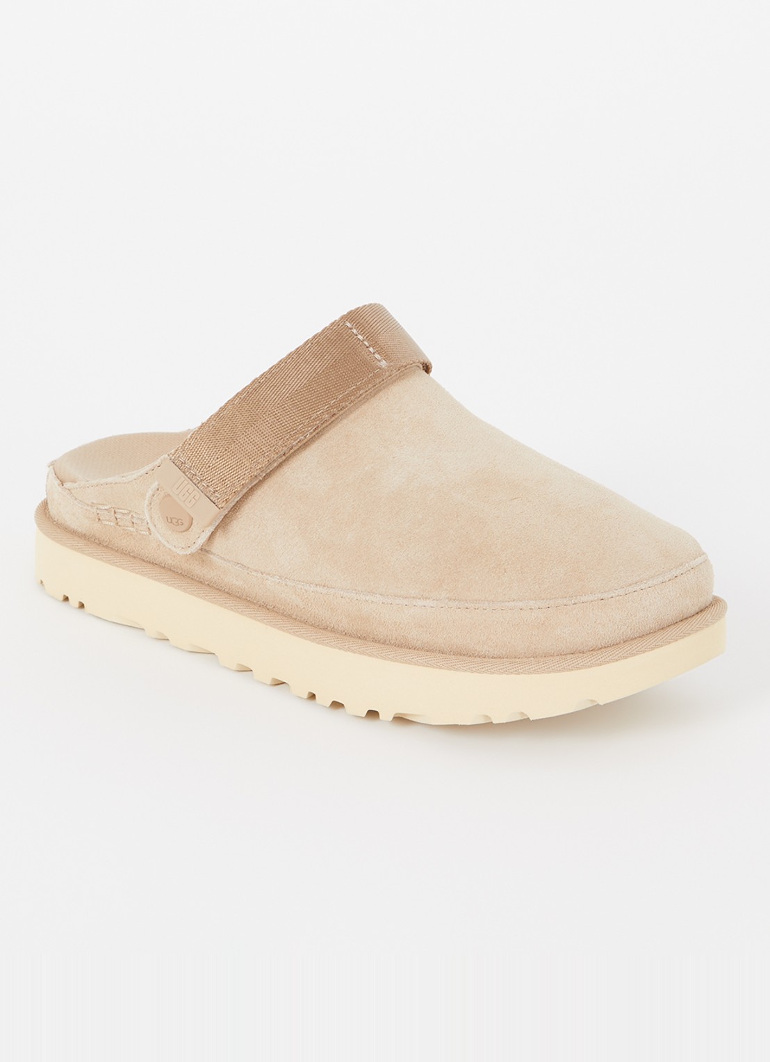 UGG Goldenstar muiltje van suède - voorkant beige