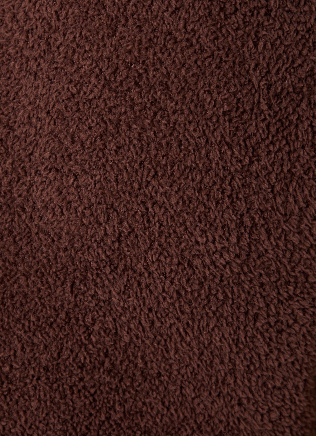 UGG Hana fijngebreid vest van teddy - detail 3 donkerbruin