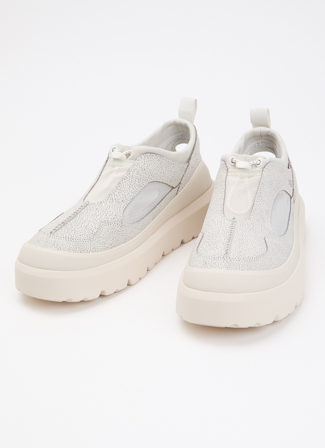 UGG Heritage Utility Axoid sneaker van leer - detail 2 wit