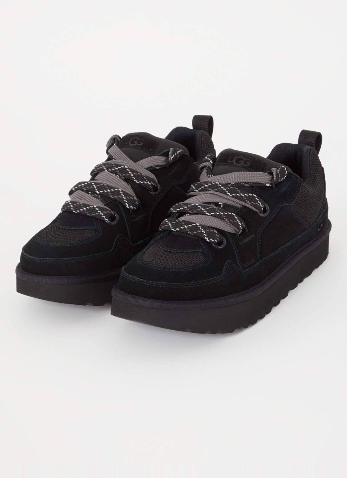 UGG Lo Lowmel sneaker met mesh details - detail zwart