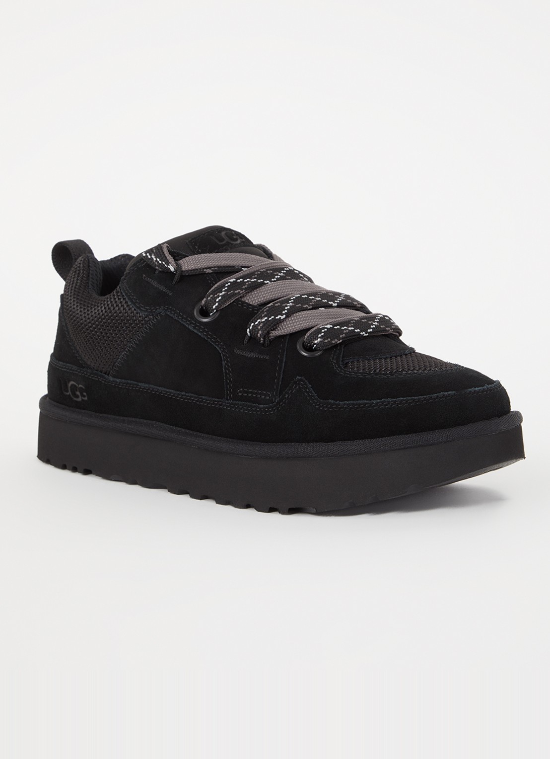 UGG Lo Lowmel sneaker met mesh details - voorkant 5 zwart
