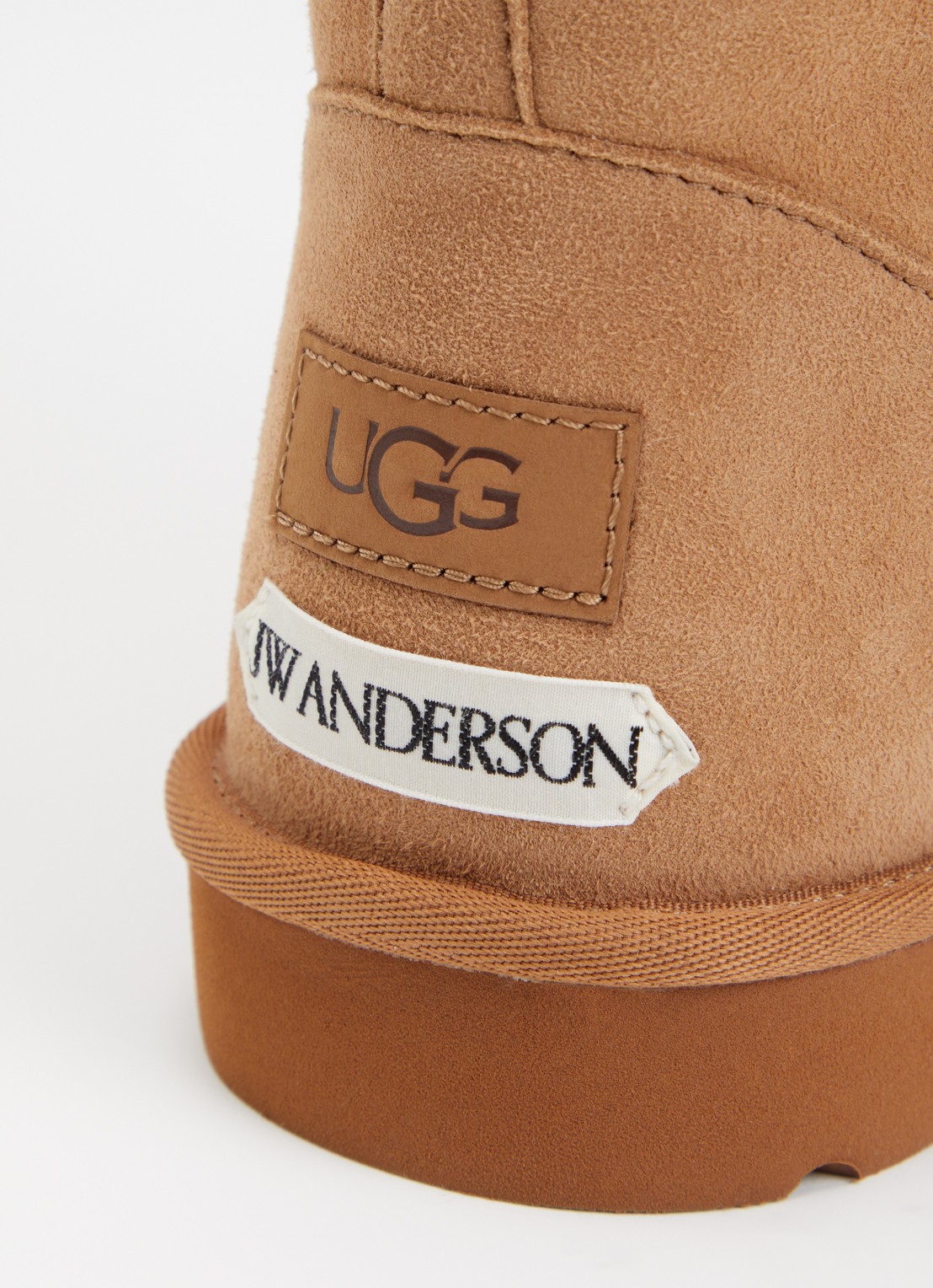 UGG Loafer Boot enkellaarsje van lamssuède - detail 3 camel