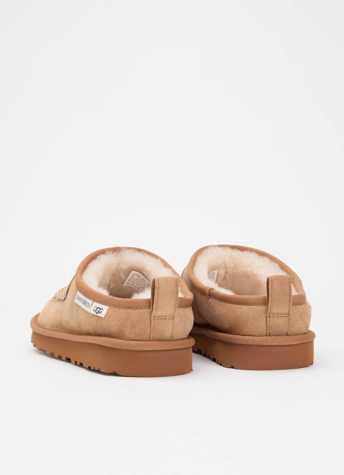 UGG Loafer instapper van lamssuède - achterkant camel