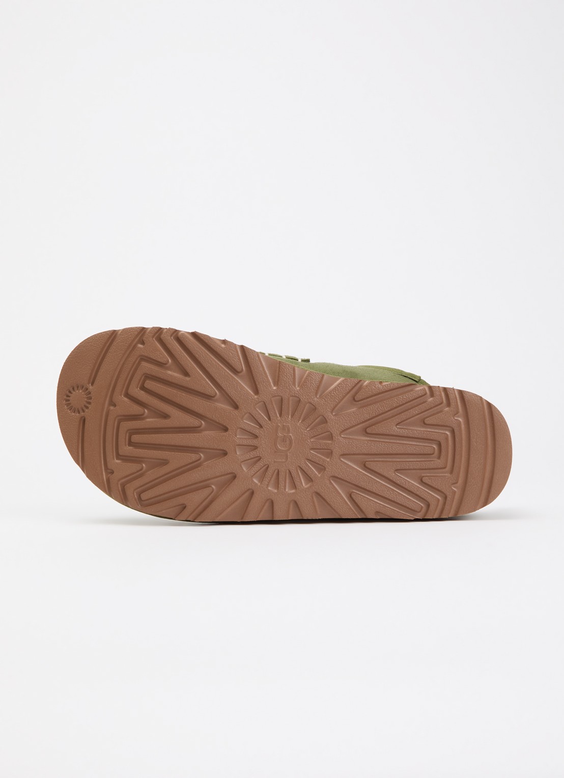 UGG Loafer instapper van lamssuède - detail 4 mosgroen