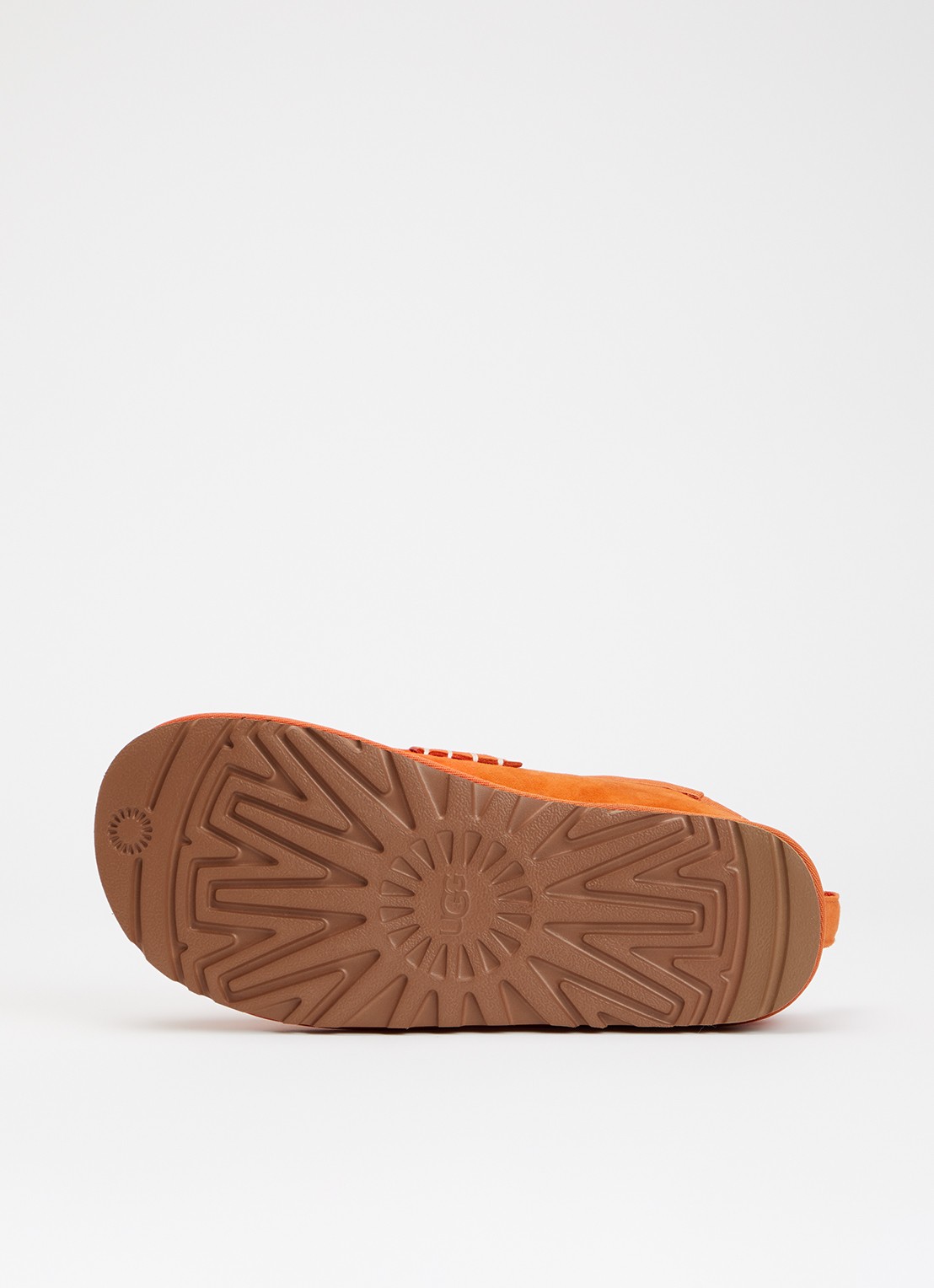 UGG Loafer instapper van lamssuède - detail 3 donkeroranje