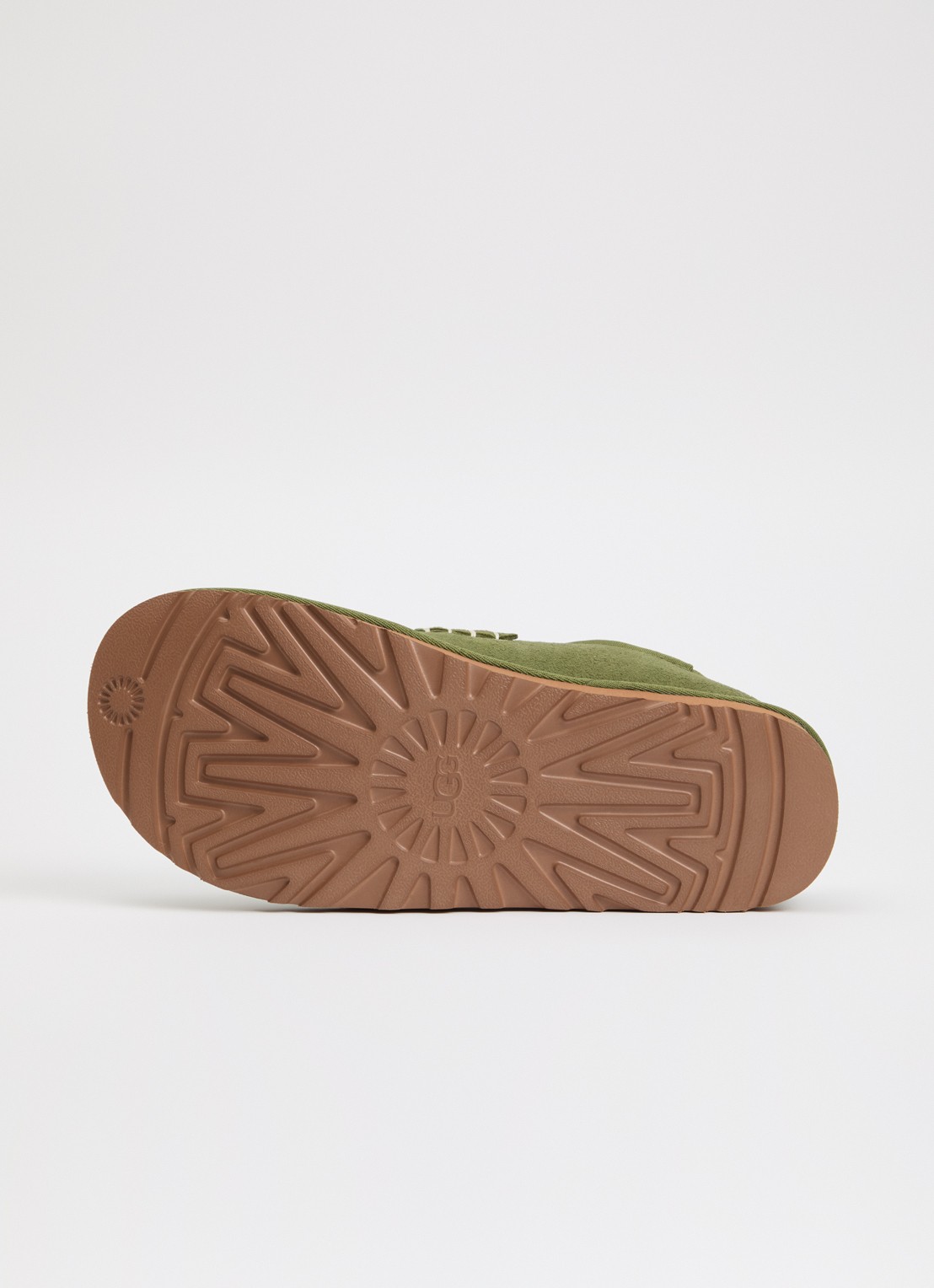 UGG Loafer instapper van lamssuède - detail 4 mosgroen