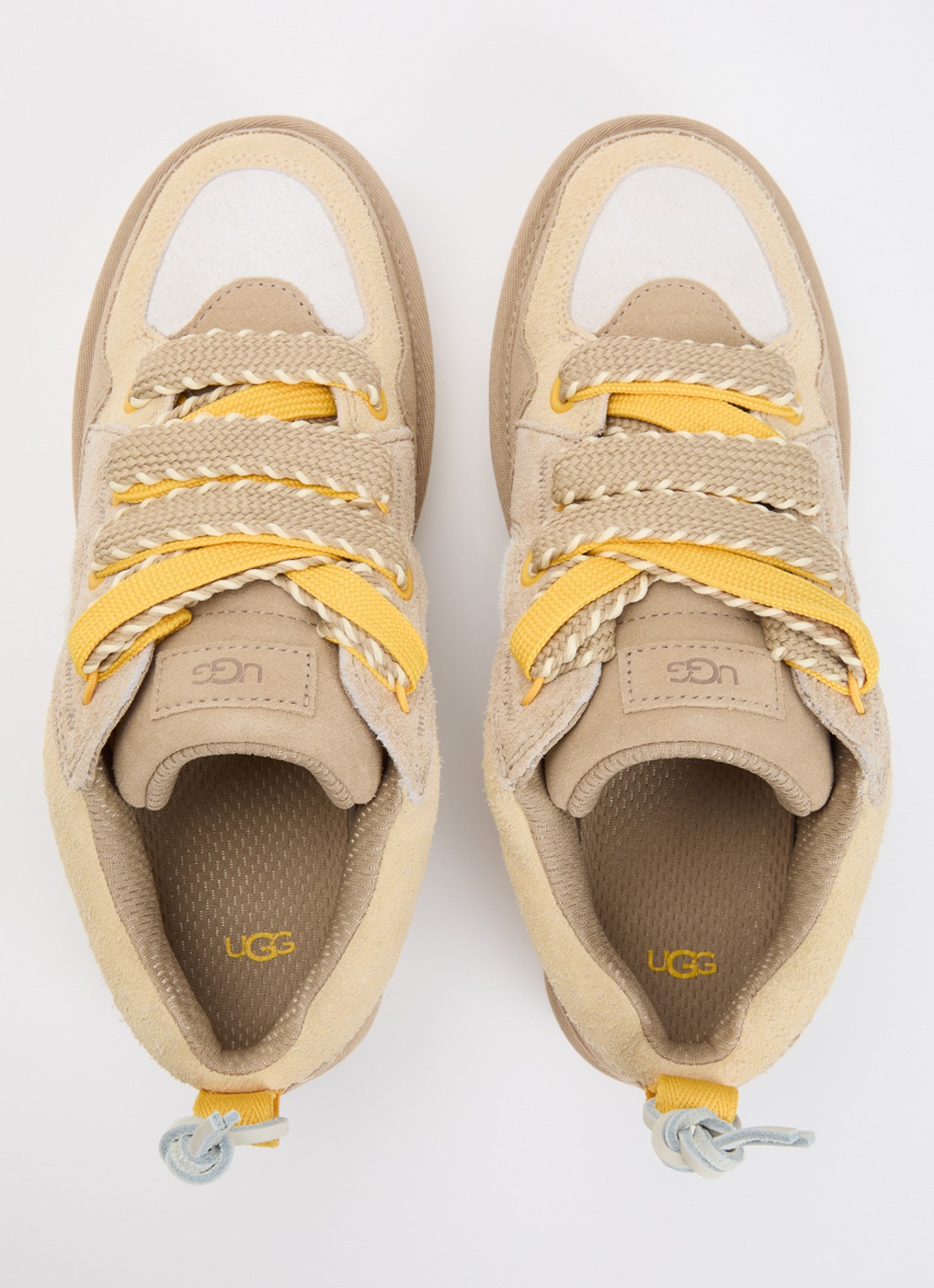 UGG Lowmel Biarritz sneaker van suède  - detail 3 lichtbruin