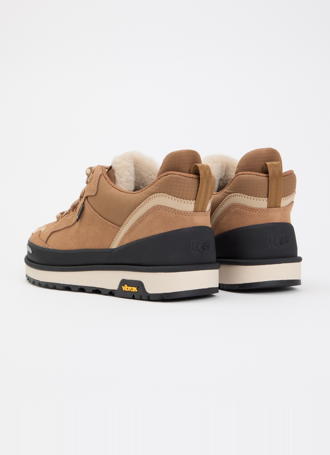 UGG Lowmel Guard GTX sneaker van suède - achterkant 5 camel