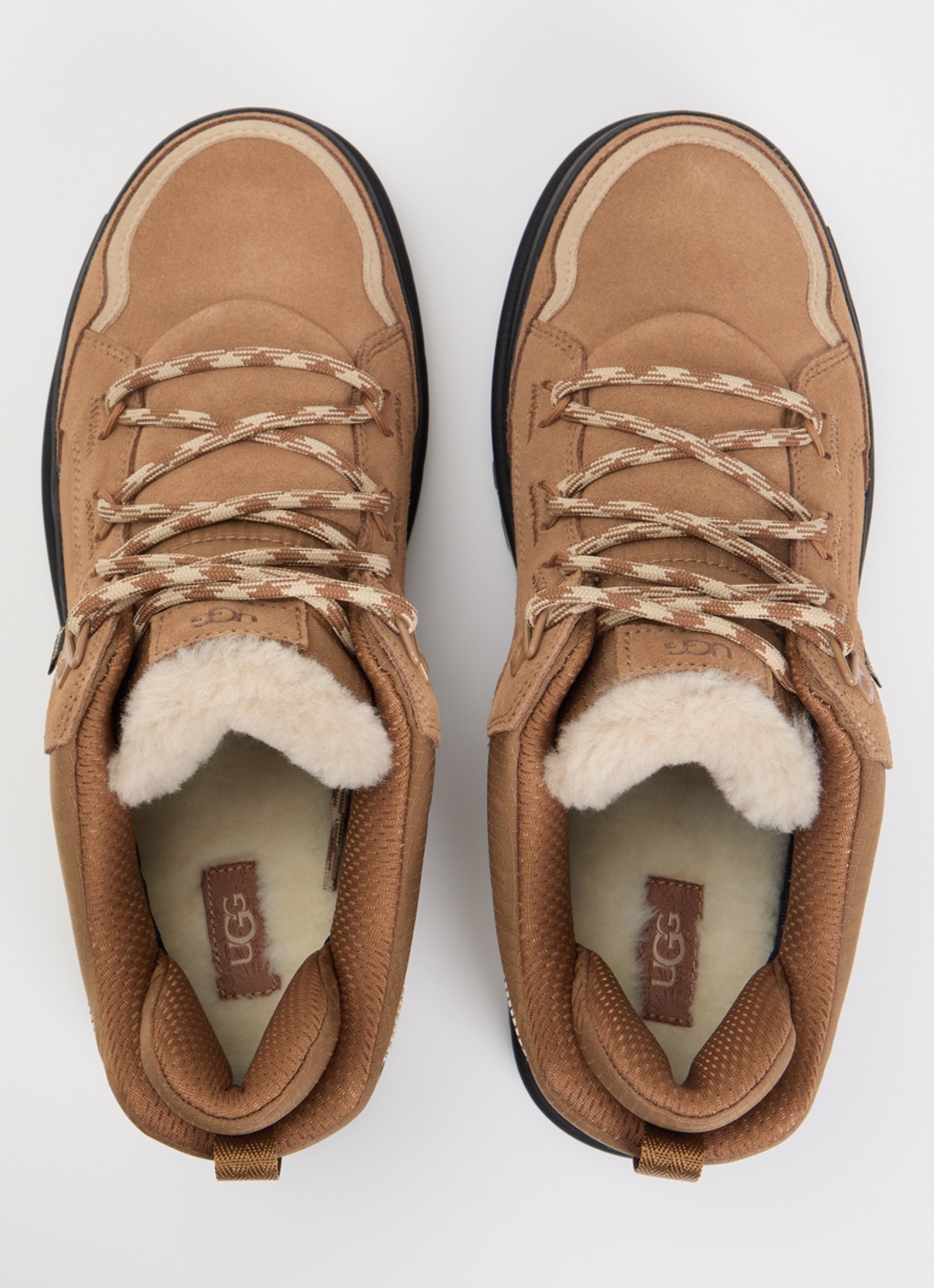 UGG Lowmel Guard GTX sneaker van suède - detail 3 camel
