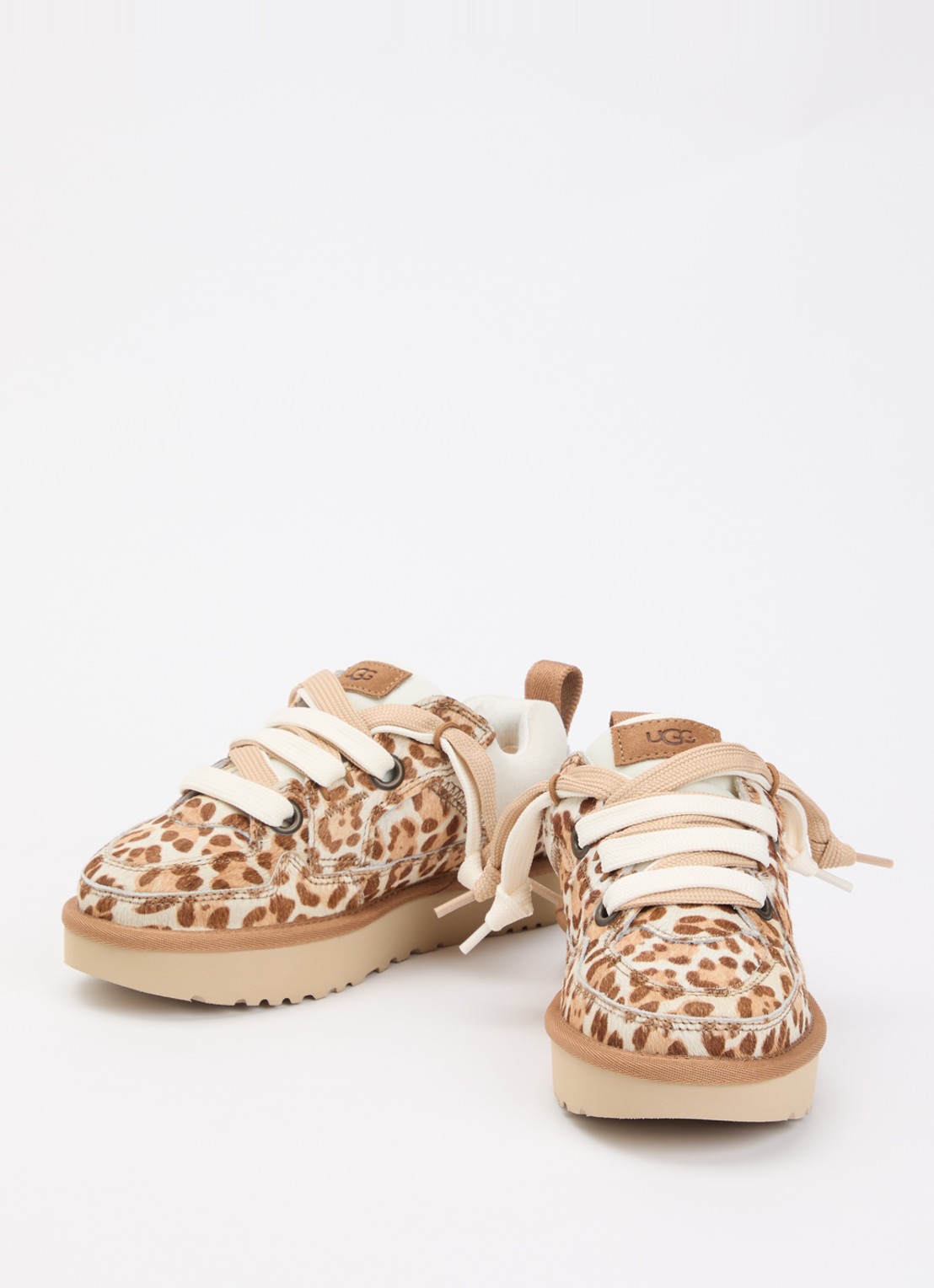 UGG Lowmel sneaker met panterprint - detail 2 beige