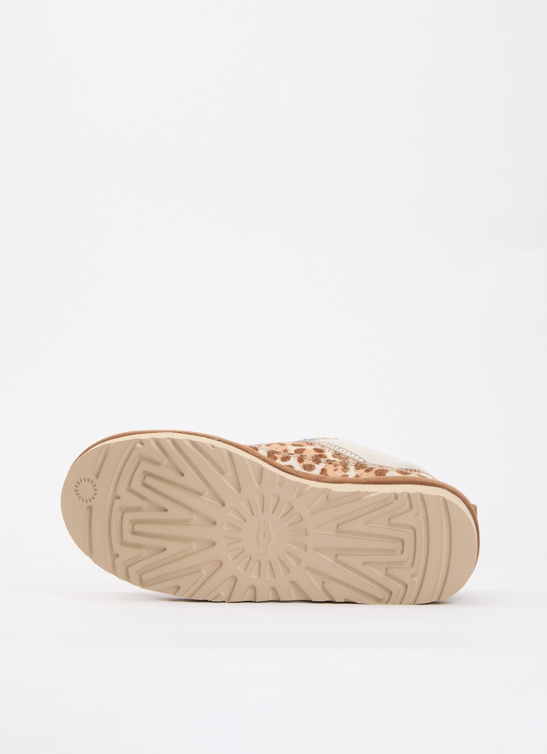 UGG Lowmel sneaker met panterprint - detail 4 beige
