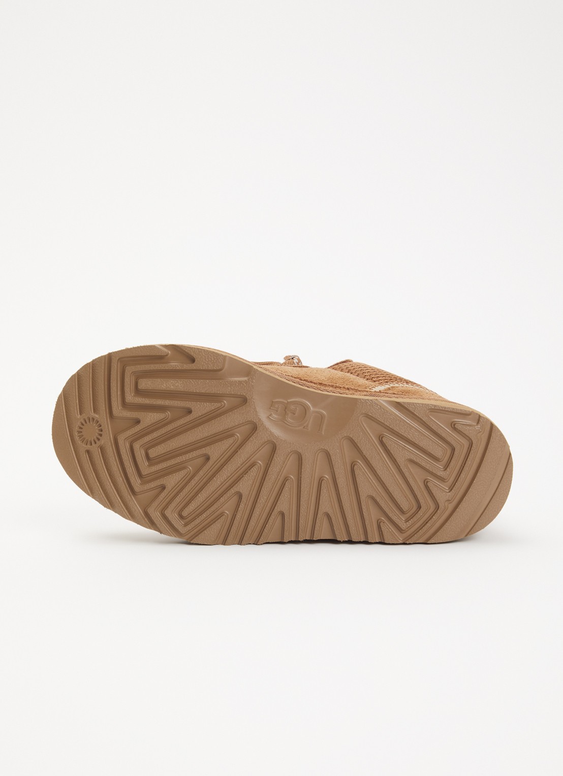 UGG Lowmel sneaker met suede details - detail 3 cognac