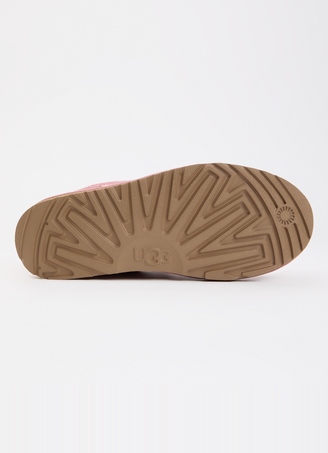 UGG Lowmel sneaker met suede details - detail 3 abrikoos