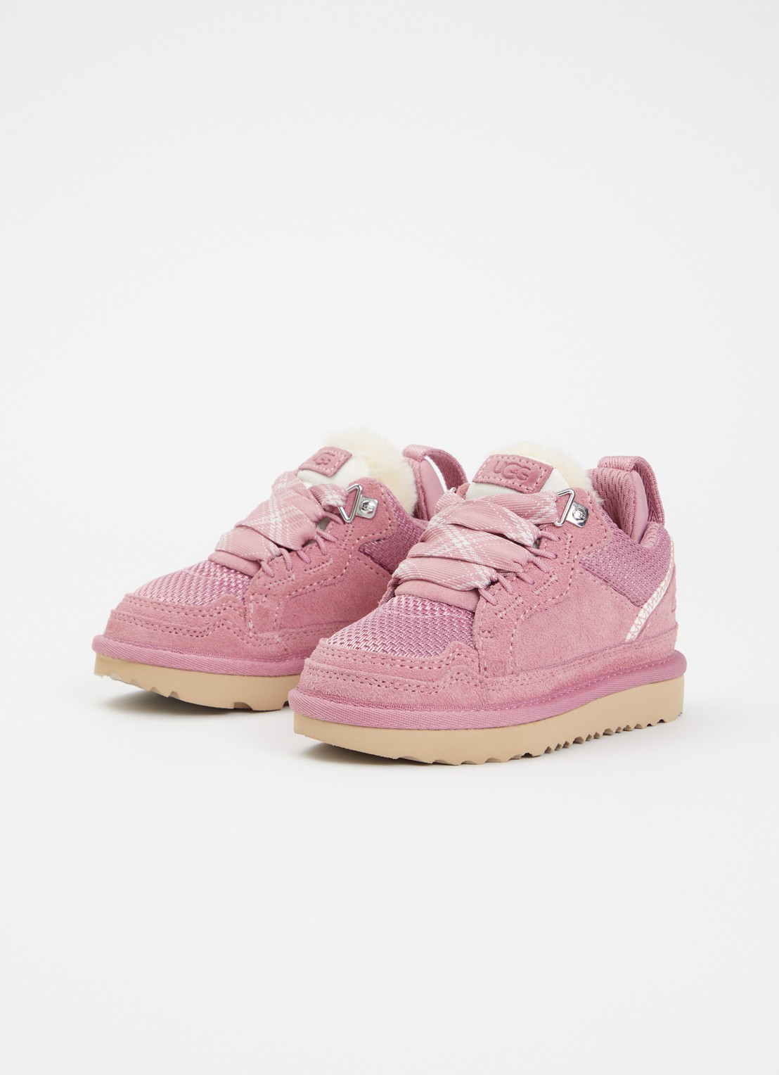 UGG Lowmel sneaker met suède details - voorkant 3 oudroze