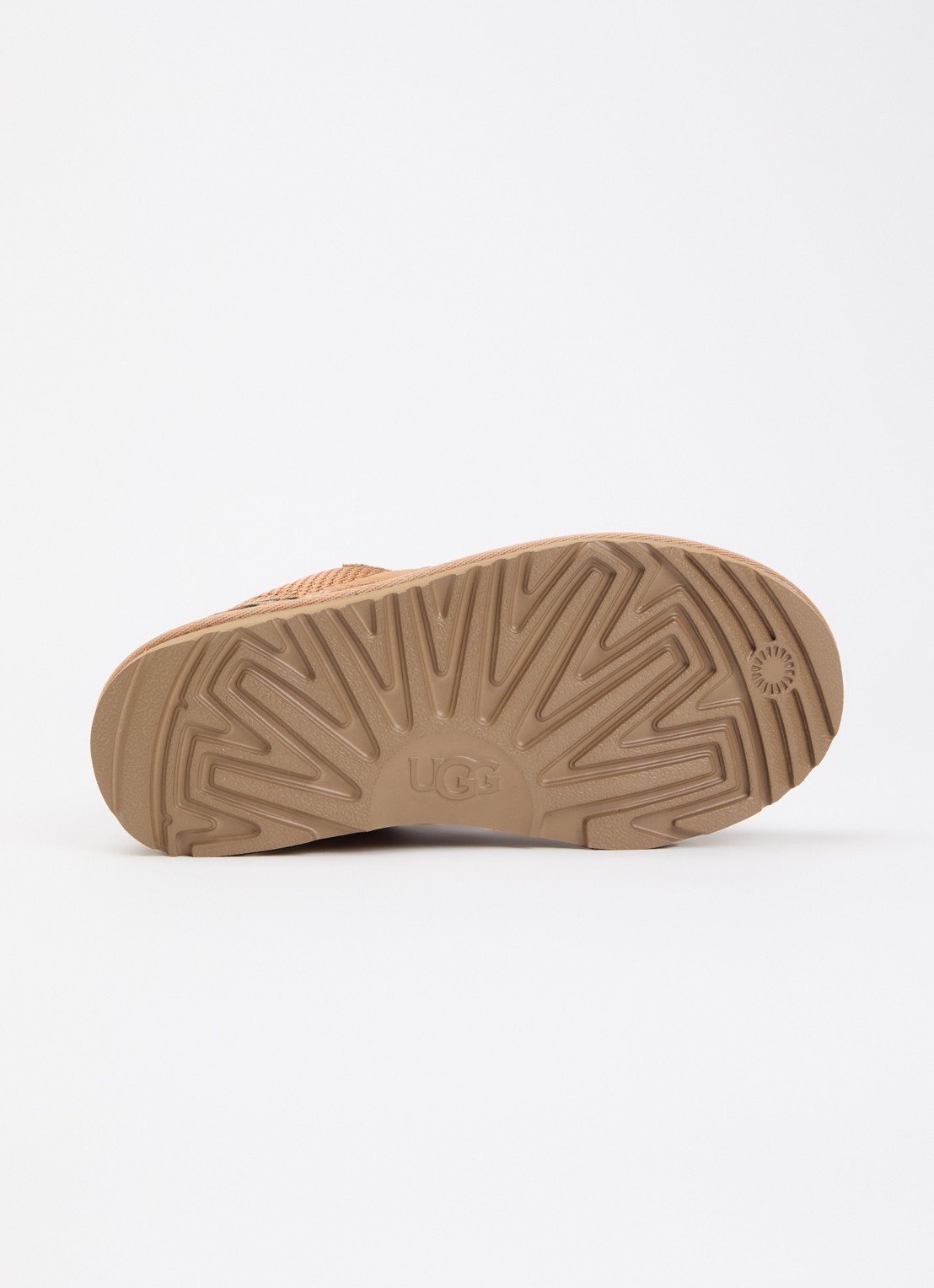 UGG Lowmel sneaker met suède details - detail 4 lichtbruin