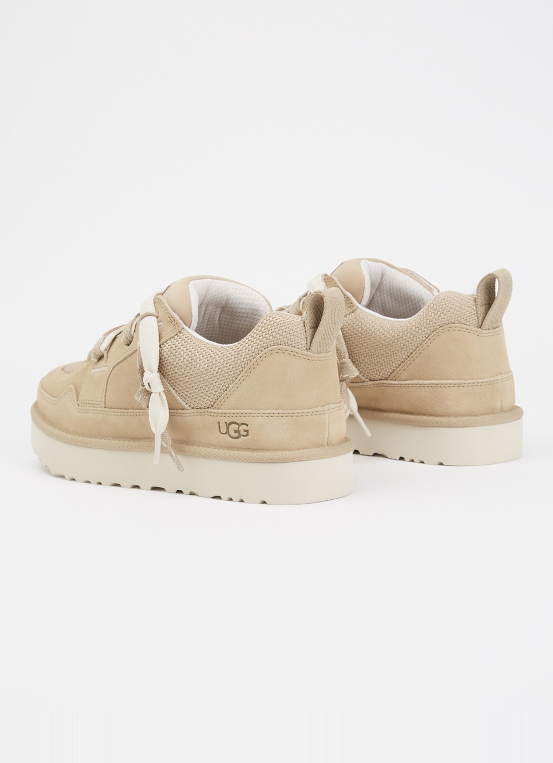 UGG Lowmel sneaker met suède details - achterkant 2 beige