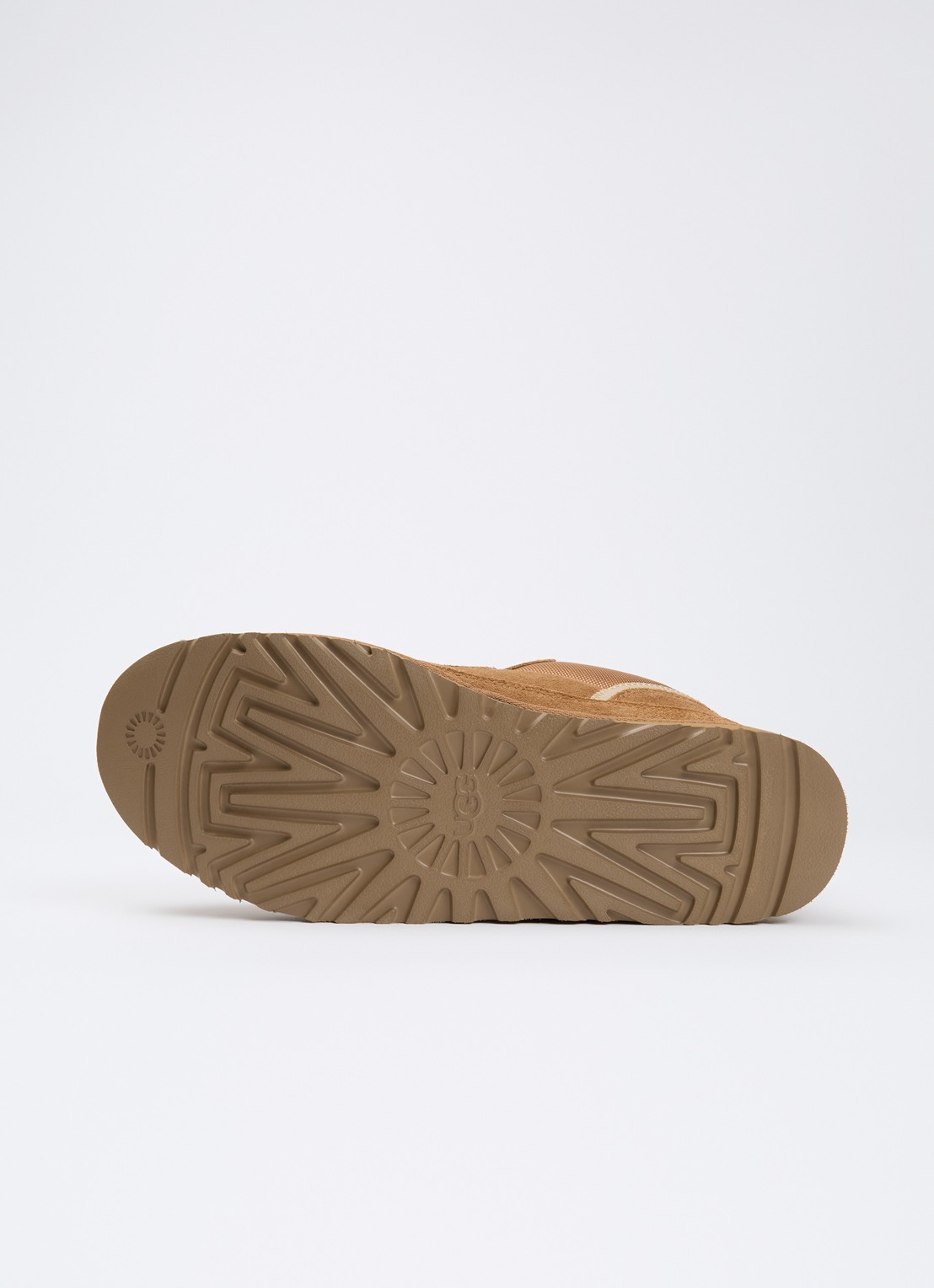 UGG Lowmel sneaker met suède details - detail 6 kastanjebruin